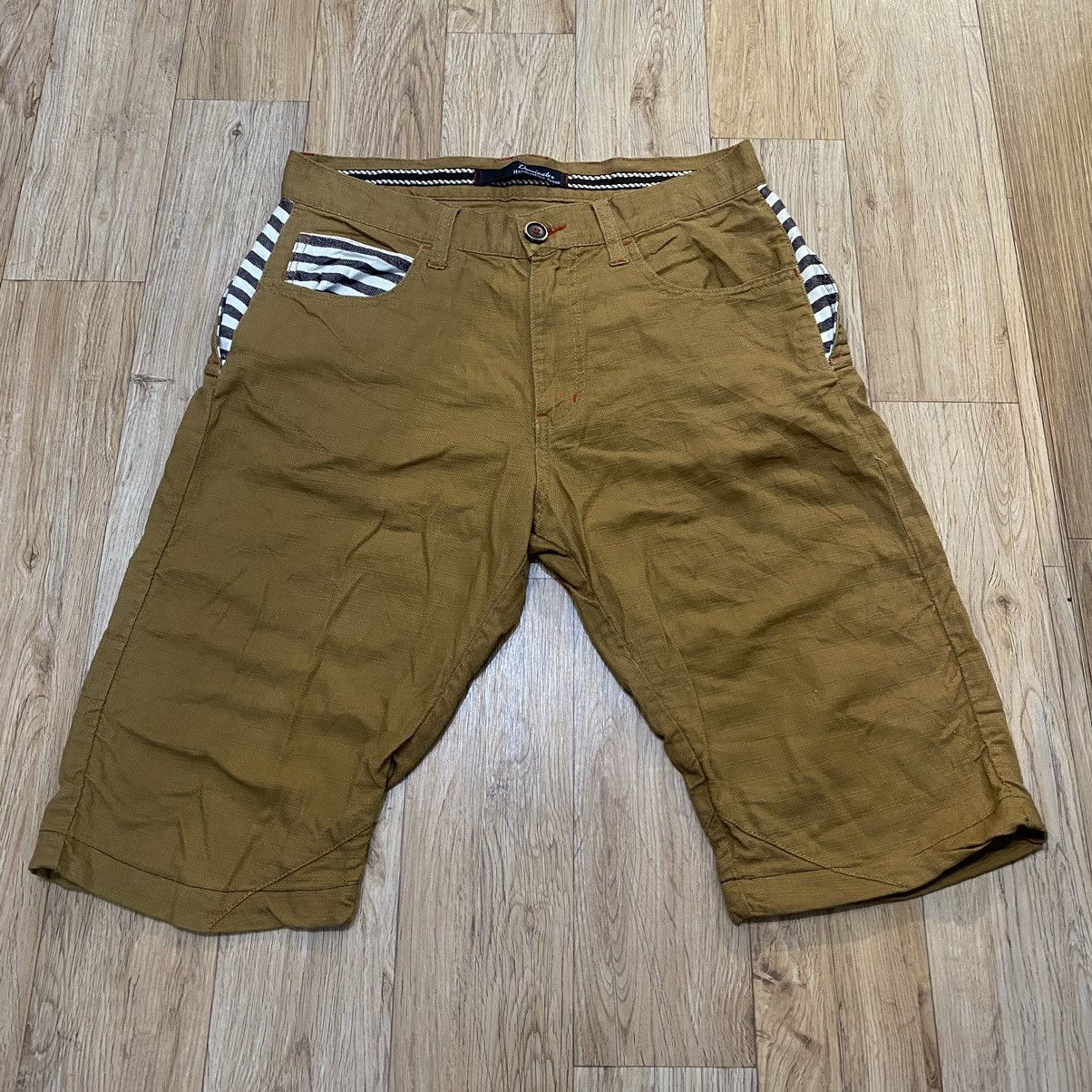 Japanese Brand Dominate Handcrafted Short Pants Jeans Size US 29 - 1 Thumbnail