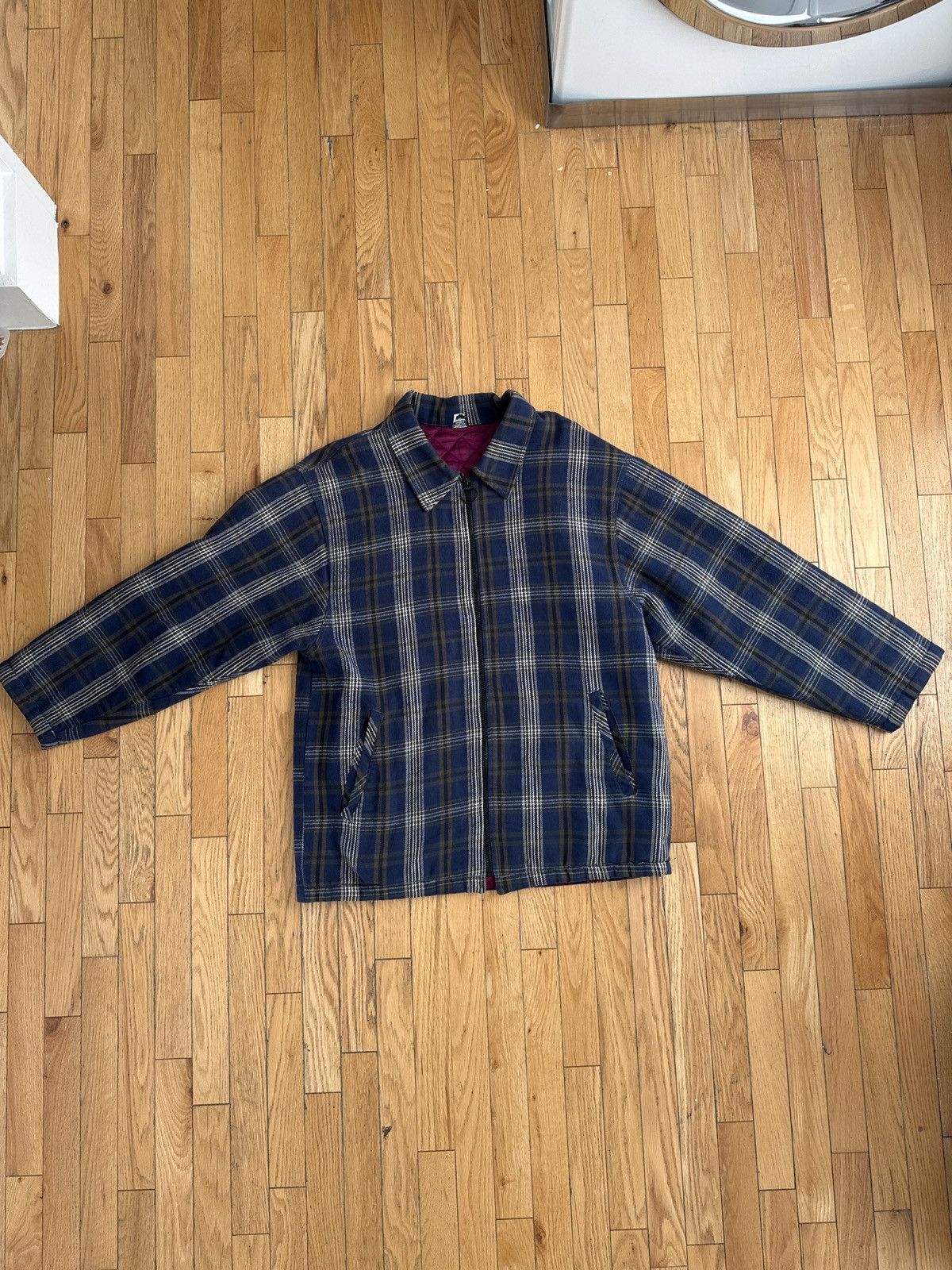 Vintage Vintage quilt lined plaid jacket Size US L / EU 52-54 / 3 - 1 Thumbnail