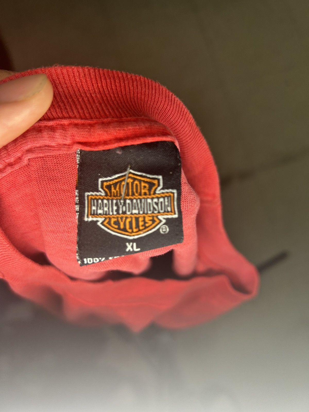 Harley Davidson × Vintage RED HARLEY TEE Size US XL / EU 56 / 4 - 3 Thumbnail