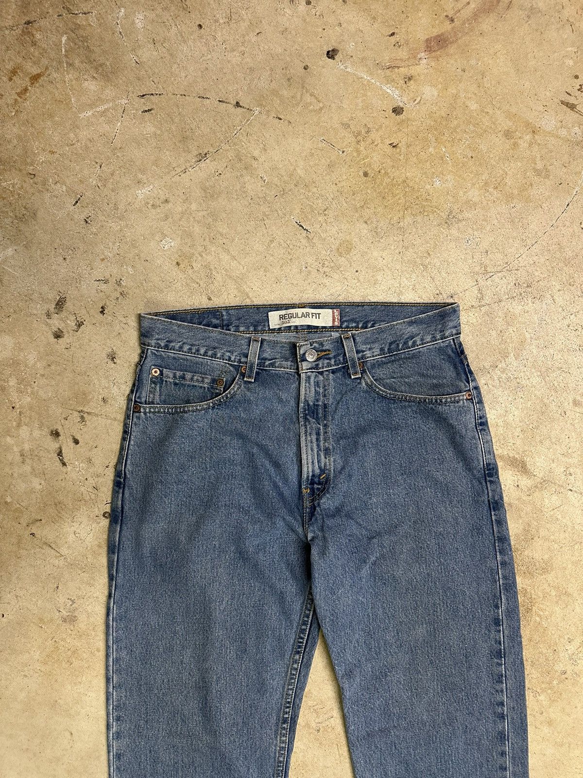 Levi's Vintage Men’s Blue Jeans Pants Levi’s 505 Size US 33 - 10 Thumbnail