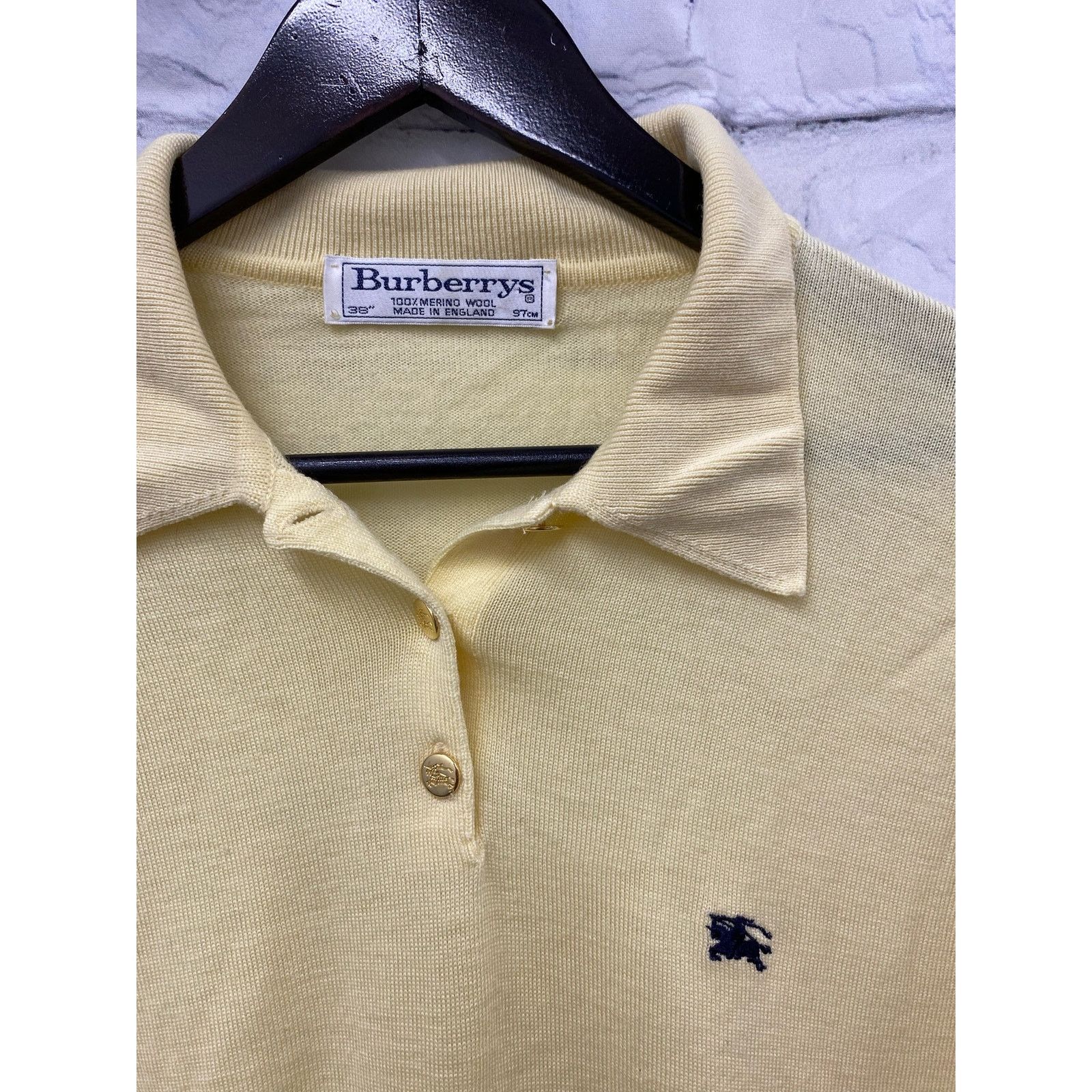 Burberry Burberry Marino Wool Sweater Made in England 38” Small Size S / US 4 / IT 40 - 4 Thumbnail