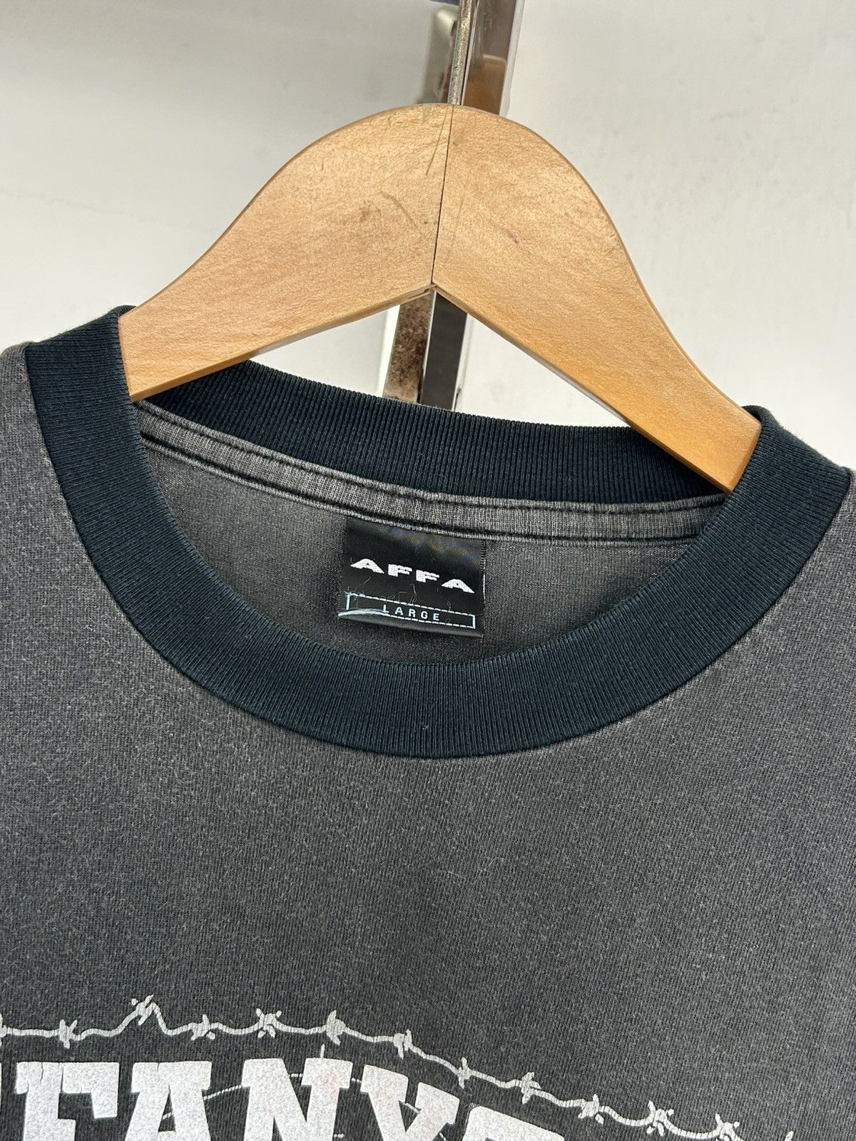 A.F.F.A. “A.F.F.A”nytime Technical Assemblies 90s Black Fade Tee Size US L / EU 52-54 / 3 - 6 Thumbnail