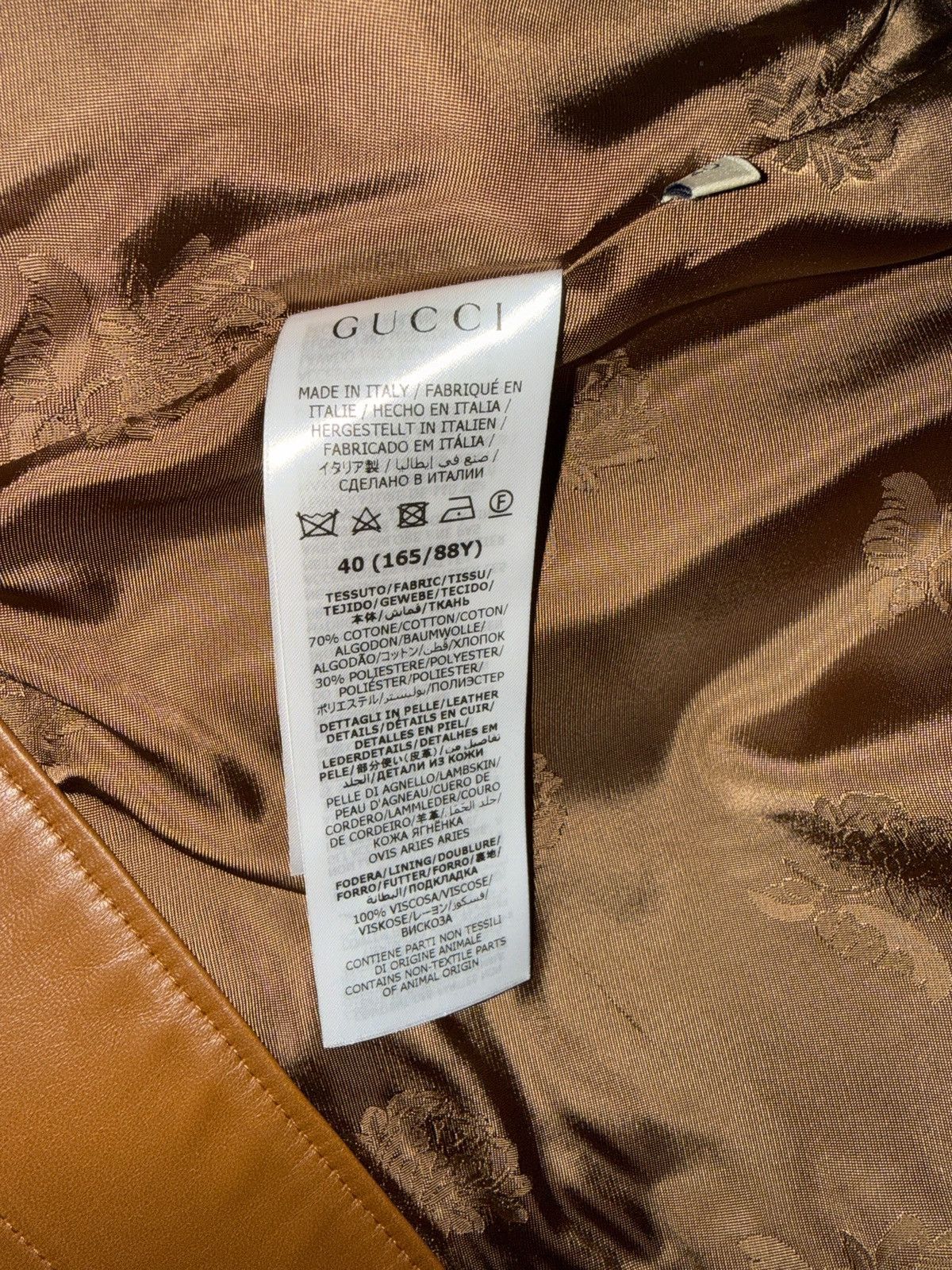 Gucci Gucci GG Canvas Jacket with Leather Trim – Size IT 40 Size S / US 4 / IT 40 - 10 Thumbnail