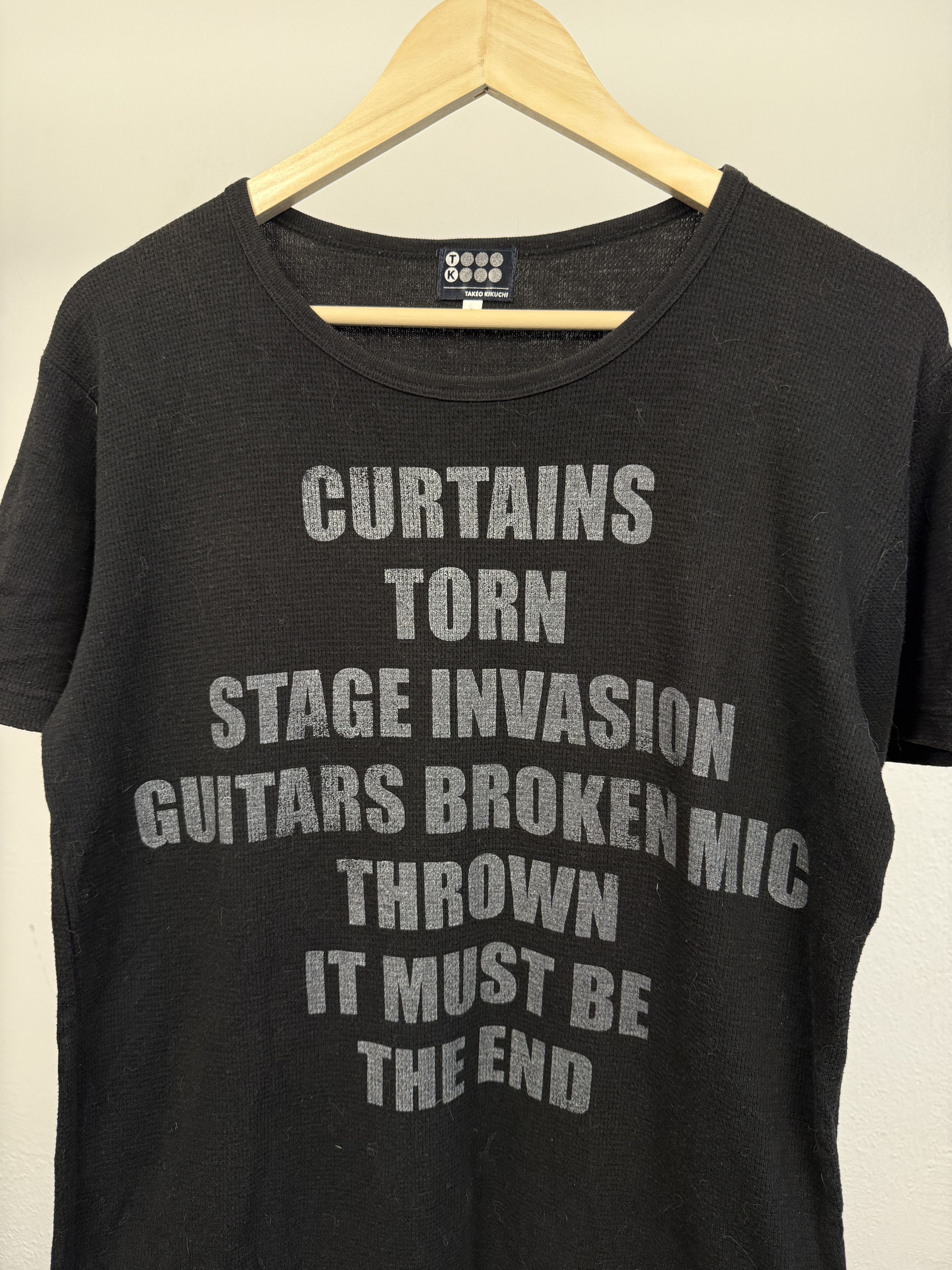 Takeo Kikuchi Takeo Kikuchi Dior inspired Babyshambles Curtains Torn tee Size US L / EU 52-54 / 3 - 2 Thumbnail