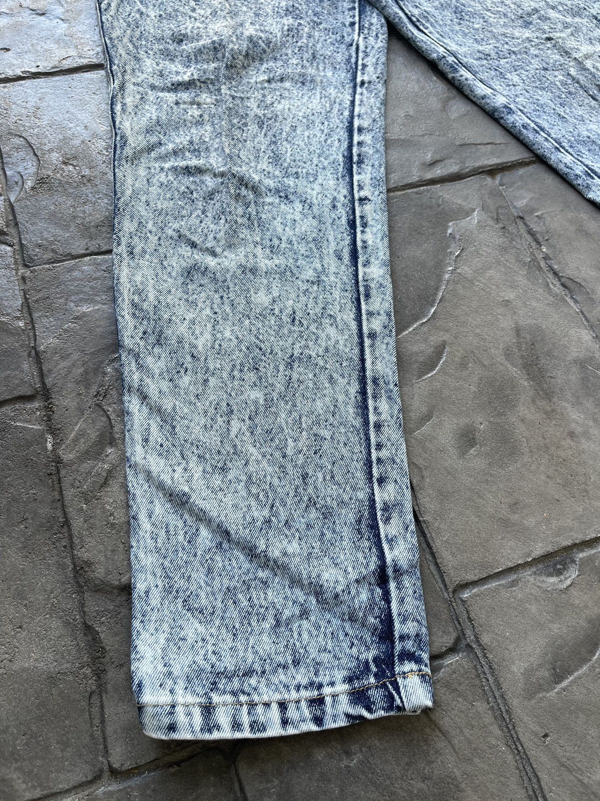 If Six Was Nine JAPAN MADE Fittz Acid Wash Denim Size US 31 - 2 Thumbnail