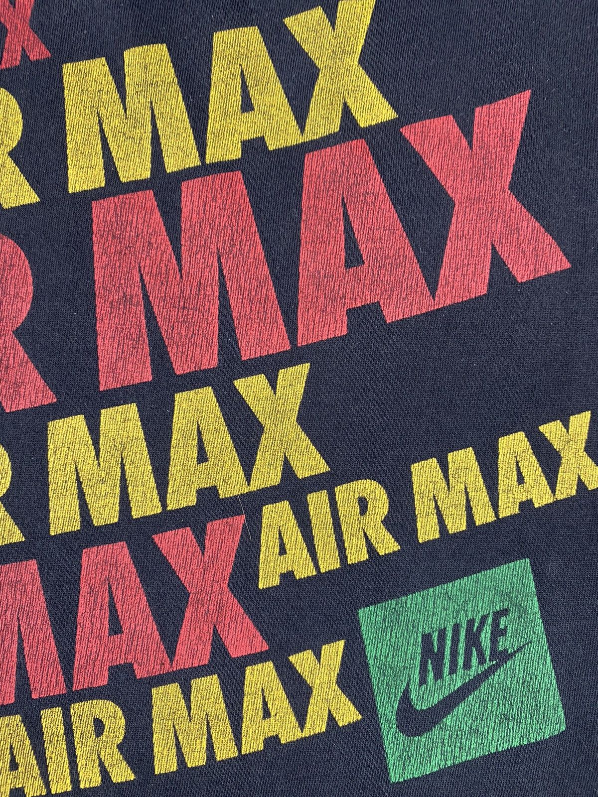 Nike × Vintage Vintage Nike Air Max Drill Bag Logo Tee T Shirt Size S Size US S / EU 44-46 / 1 - 7 Thumbnail