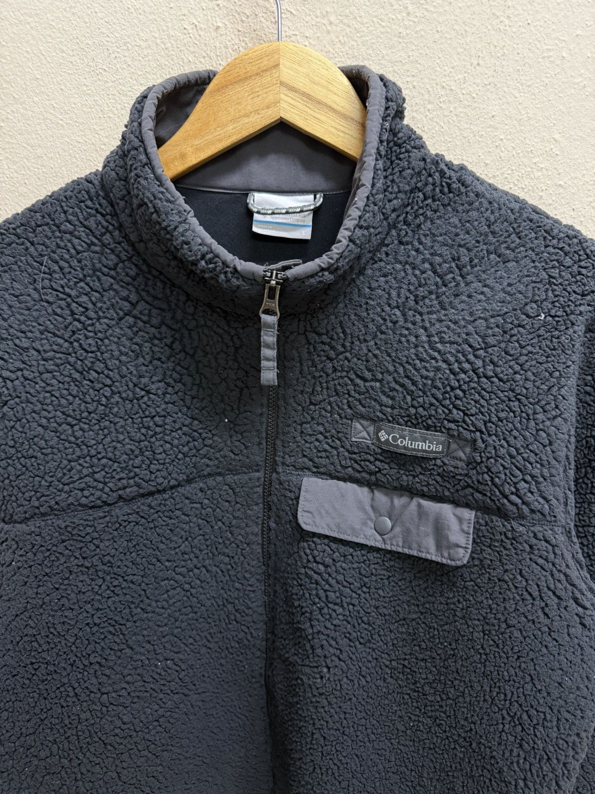 Columbia Columbia Shearling Sherpa Fleece Zip up Sweater Size US M / EU 48-50 / 2 - 21 Thumbnail