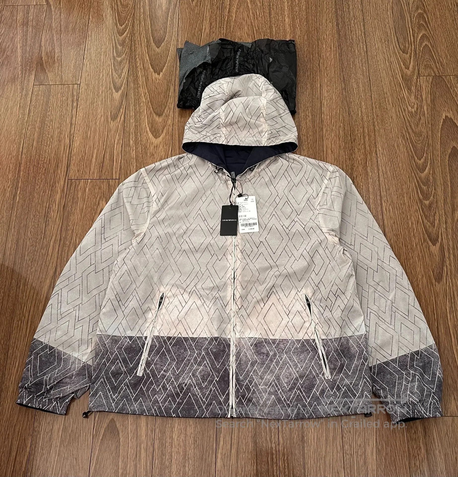 Emporio Armani Emporio Armani FW25 Long Sleeve Hooded Jacket. Size US L / EU 52-54 / 3 - 1 Thumbnail