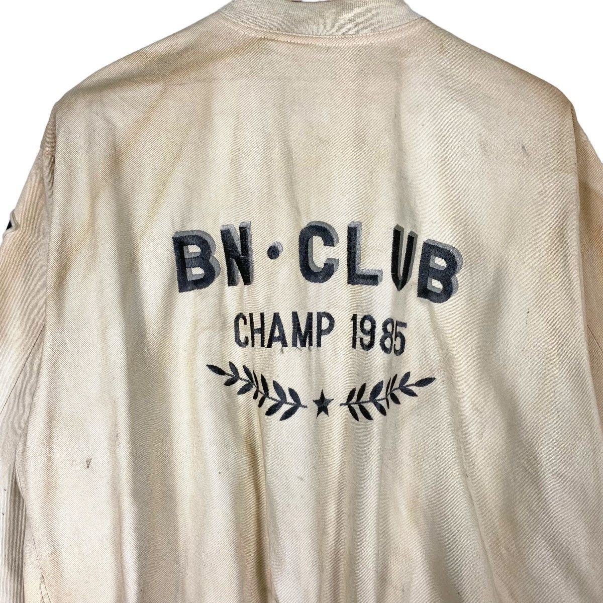 Japanese Brand Vintage Bottle Neck Sports Club Bomber Jacket Size US L / EU 52-54 / 3 - 9 Thumbnail