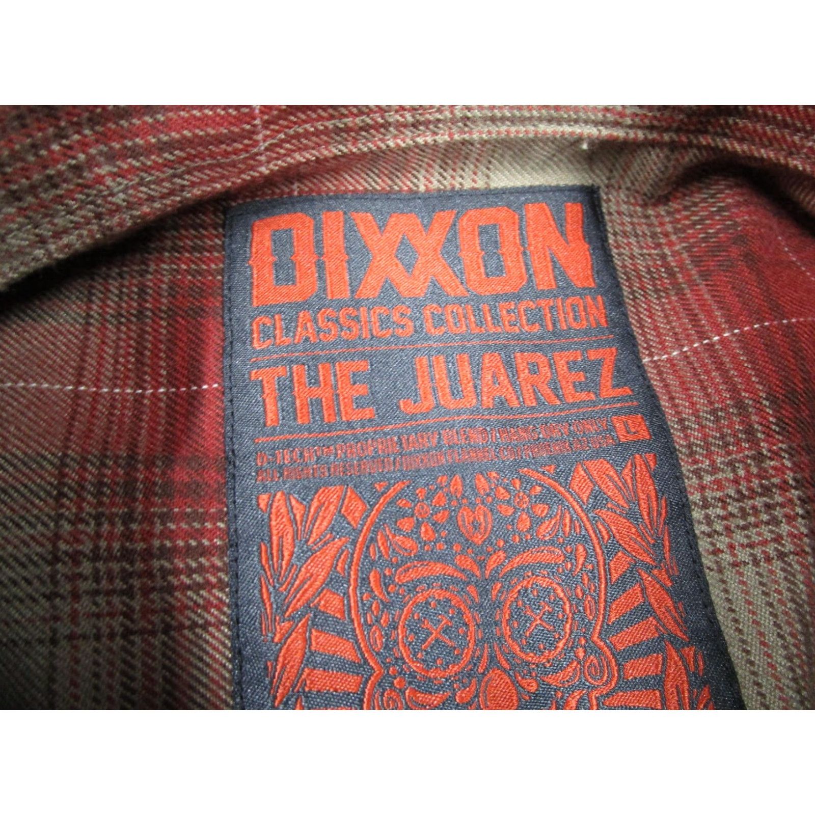 Vintage Dixxon Shirt Mens Large Red Plaid Flannel The Juarez Snap Front Western Size US L / EU 52-54 / 3 - 3 Thumbnail