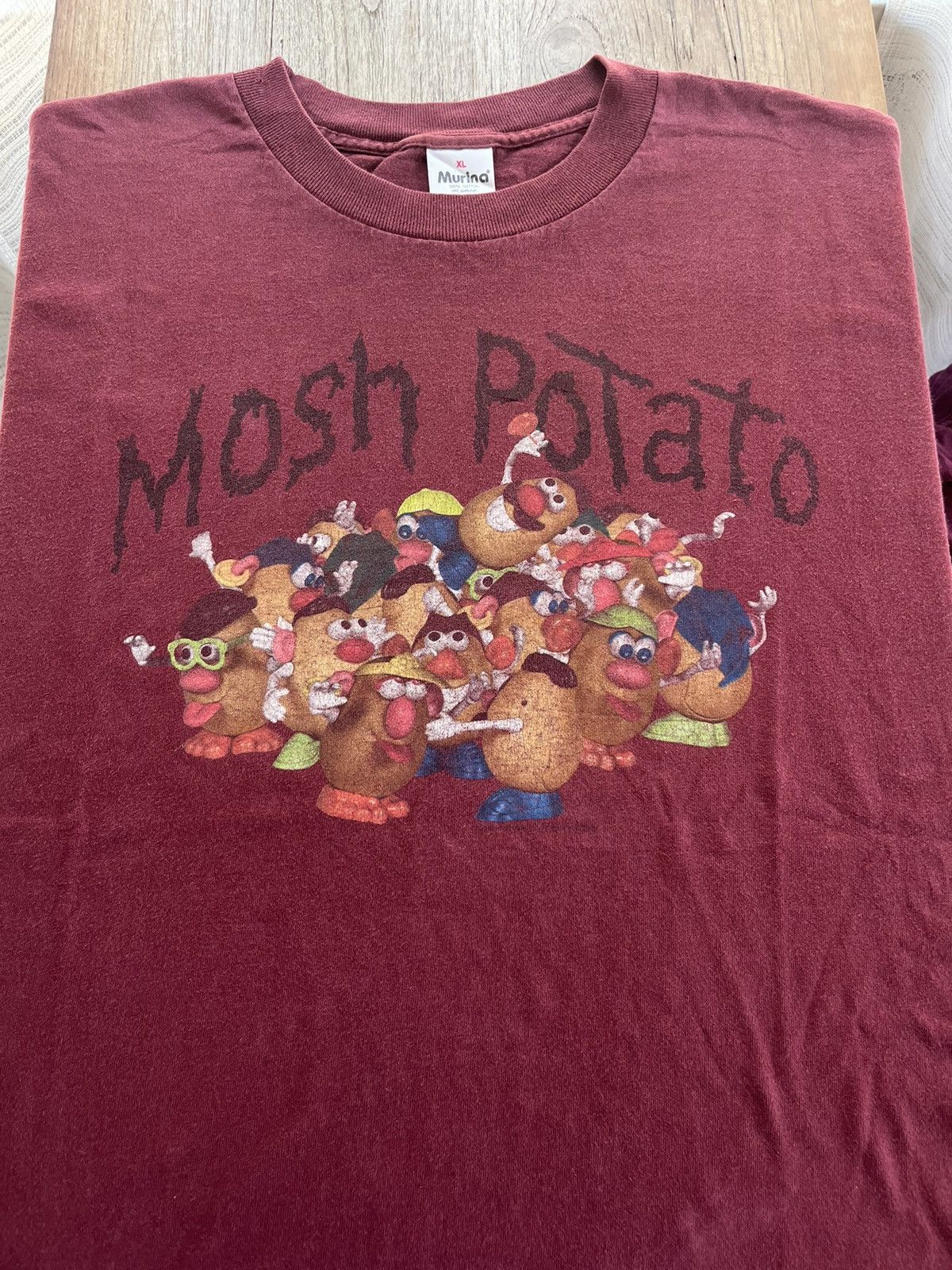 Disney × Vintage Vintage Mosh POTATO ( Heads ) parody Mosh pit 90’s Tshirt Size US XL / EU 56 / 4 - 3 Thumbnail
