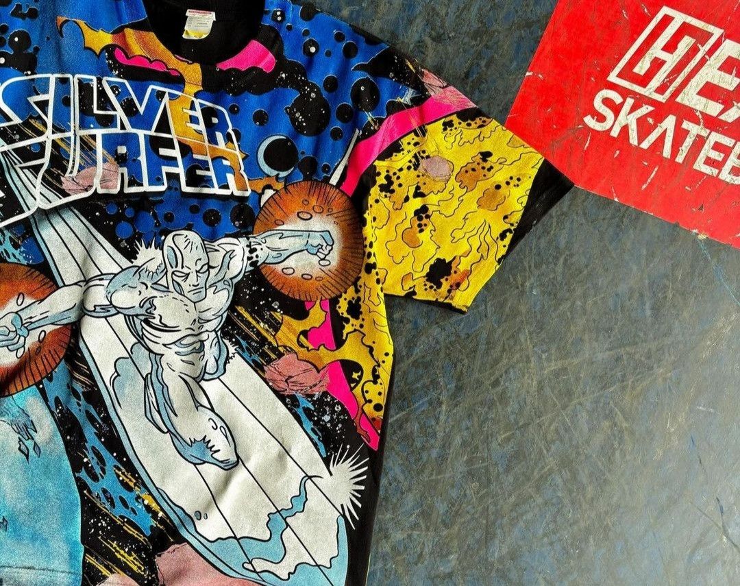 Anime × Japanese Brand EXTREME RARE Marvels The Silver Surfers & The Galactus AOP Size US XL / EU 56 / 4 - 5 Thumbnail