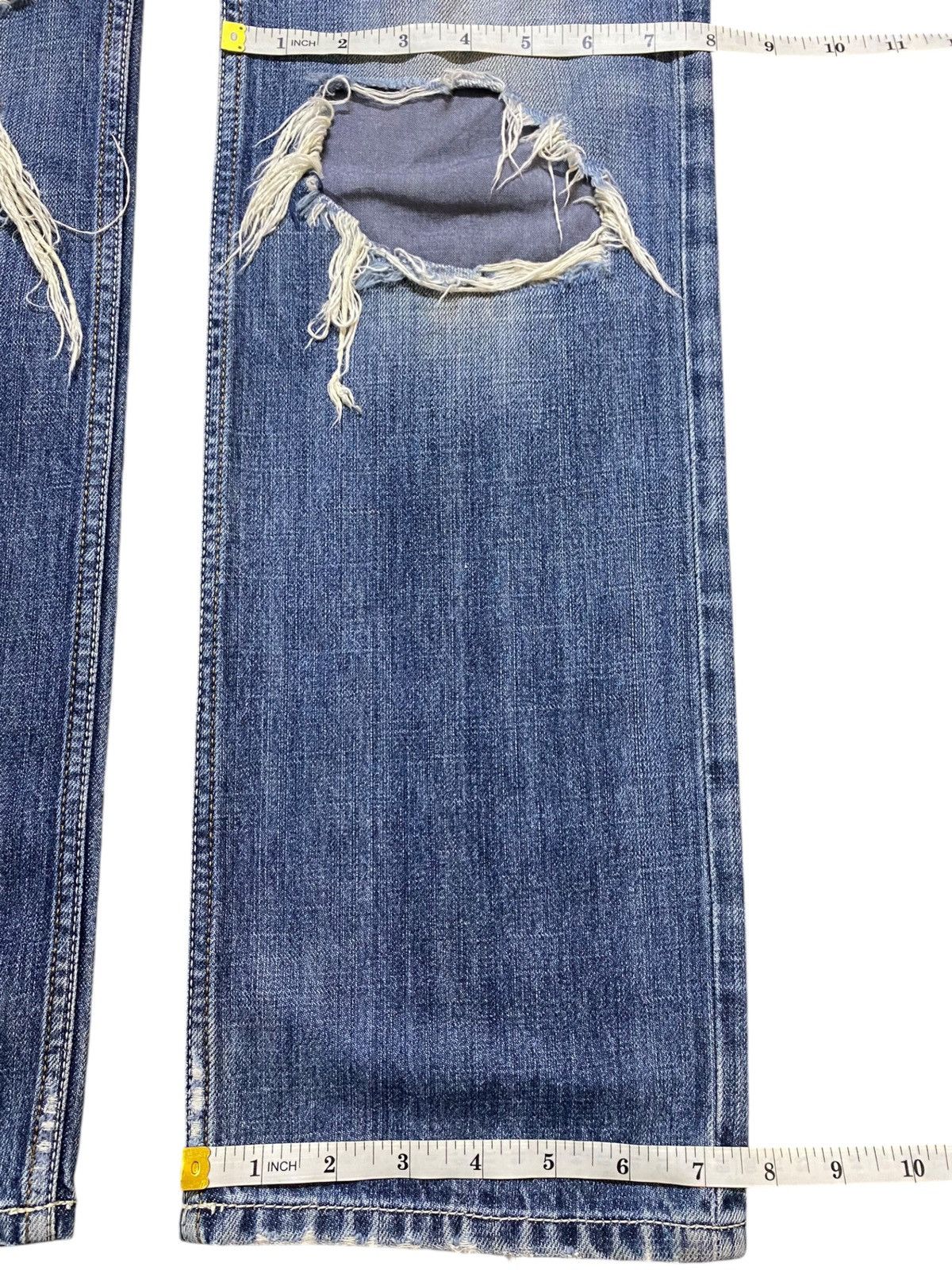 Diesel Black Gold Vintage Diesel Jeans Safado Full Button Distressed Rock Size US 32 / EU 48 - 20 Thumbnail