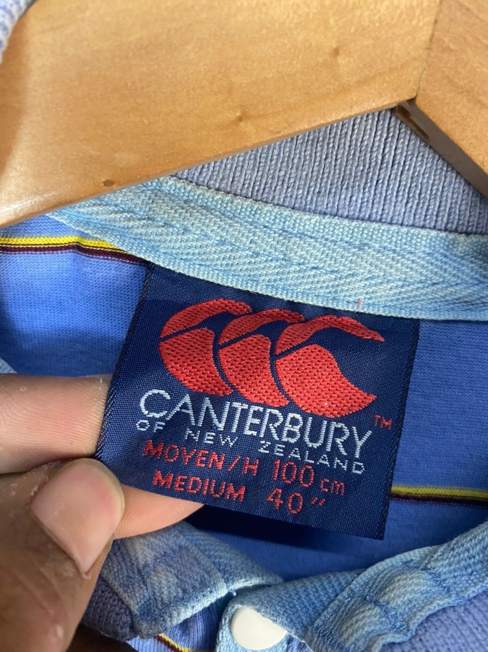 Canterbury of New Zealand × Vintage Vintage Canterbury of New Zealand stripe polo shirt Size US M / EU 48-50 / 2 - 6 Thumbnail