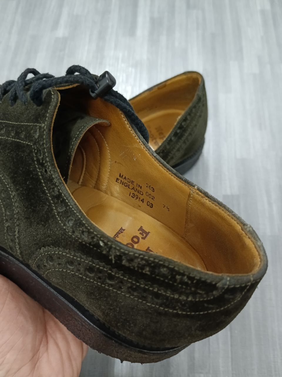 Leather NEPCO FOOTWEAR SUEDE LEATHER Size US 7.5 / EU 40-41 - 8 Thumbnail