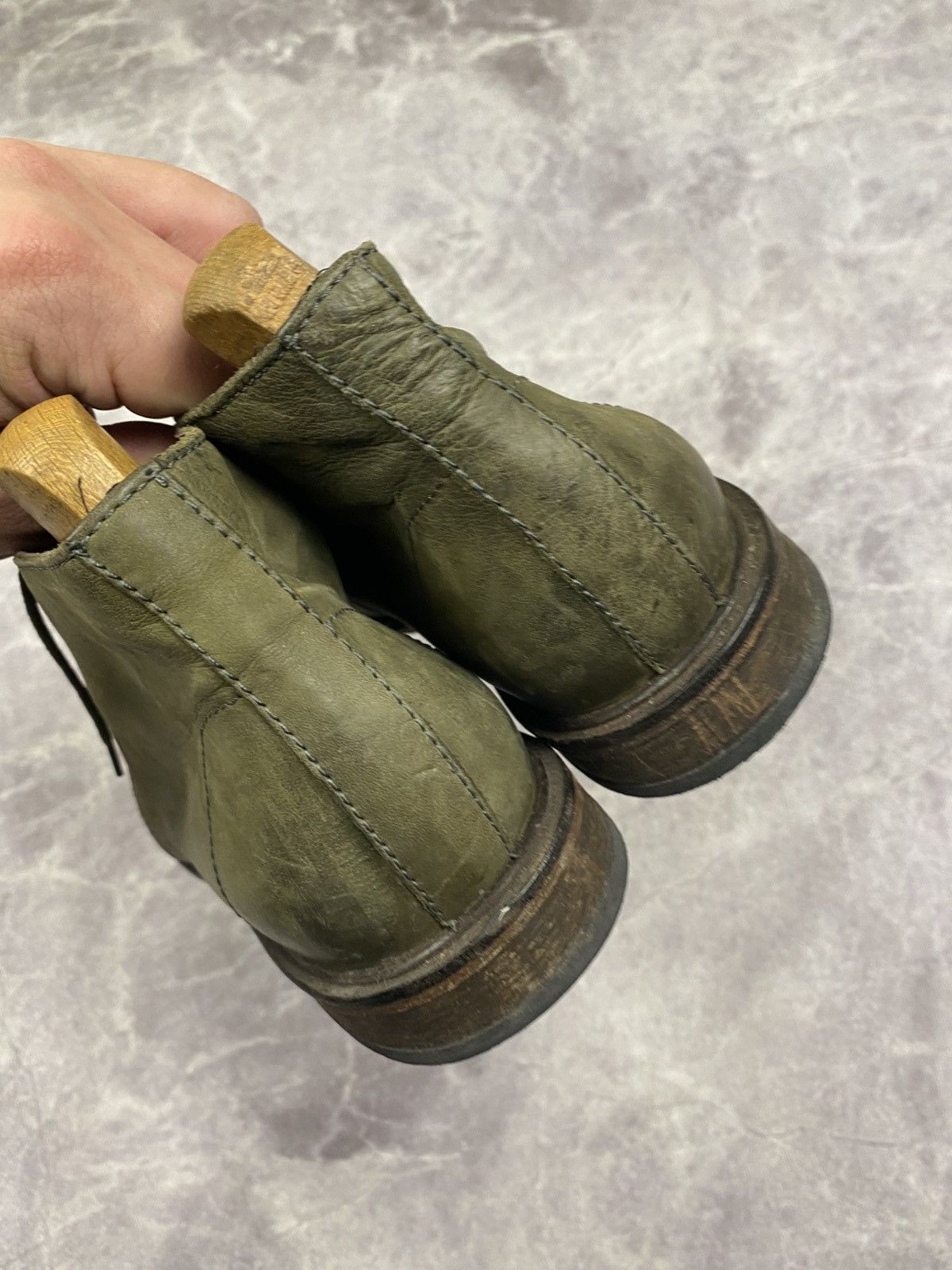 Other Lofina Green Leather Boots Size: 40 Grange Avant Garde Style Size US 7 / EU 40 - 6 Thumbnail