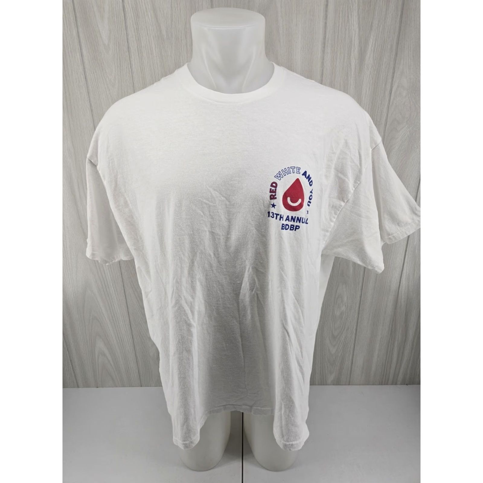 Gildan Lifesouth Blood Donor Uncle Sam Wants You Graphic T Shirt 2XL White Mens Gildan Short Sleeve Crew Neck Graphic Tee Size US XXL / EU 58 / 5 - 3 Thumbnail