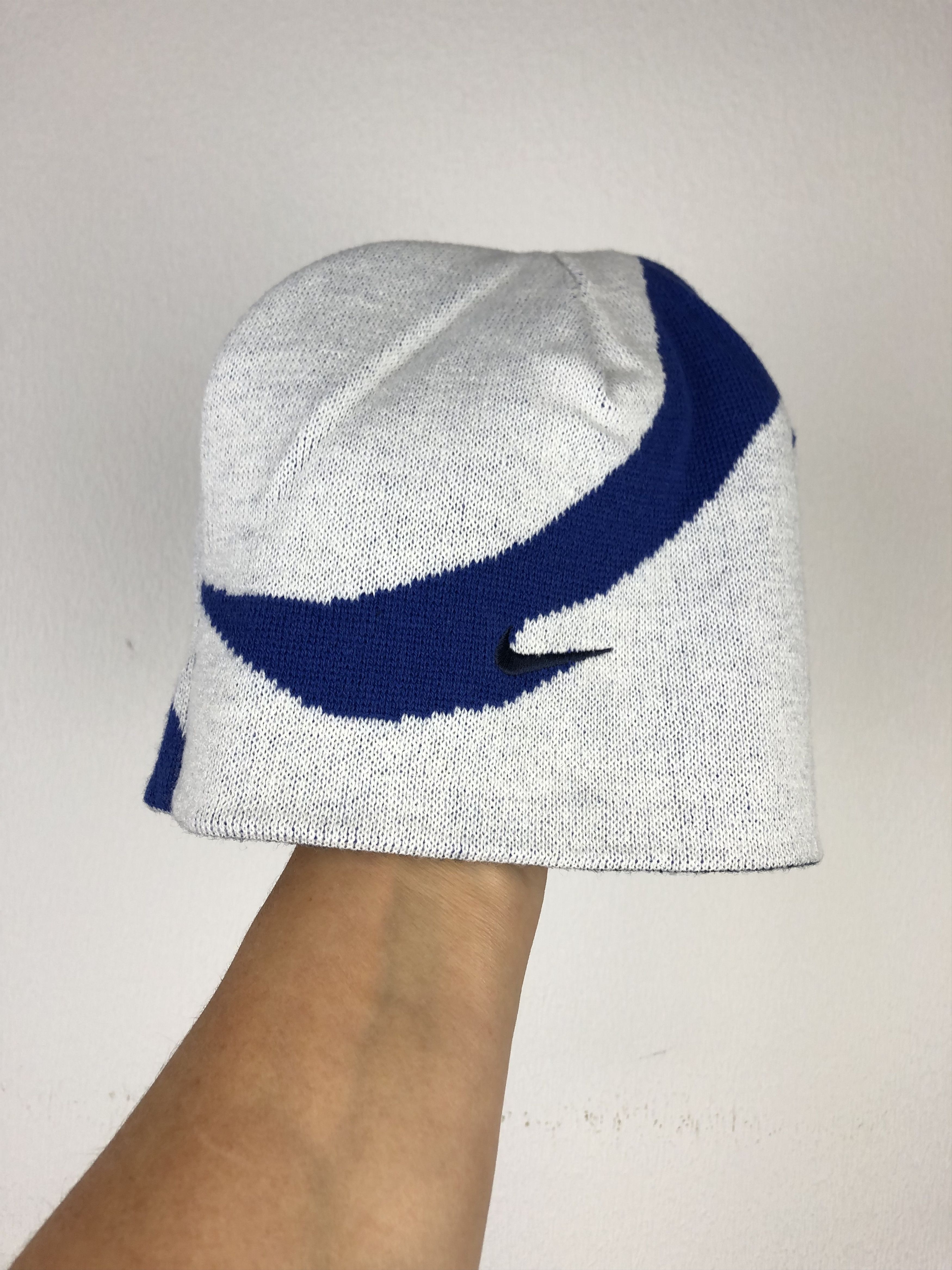 Nike × Vintage Vintage Nike France Rugby Beanie Hat Rare New Double Sided Size ONE SIZE - 8 Thumbnail