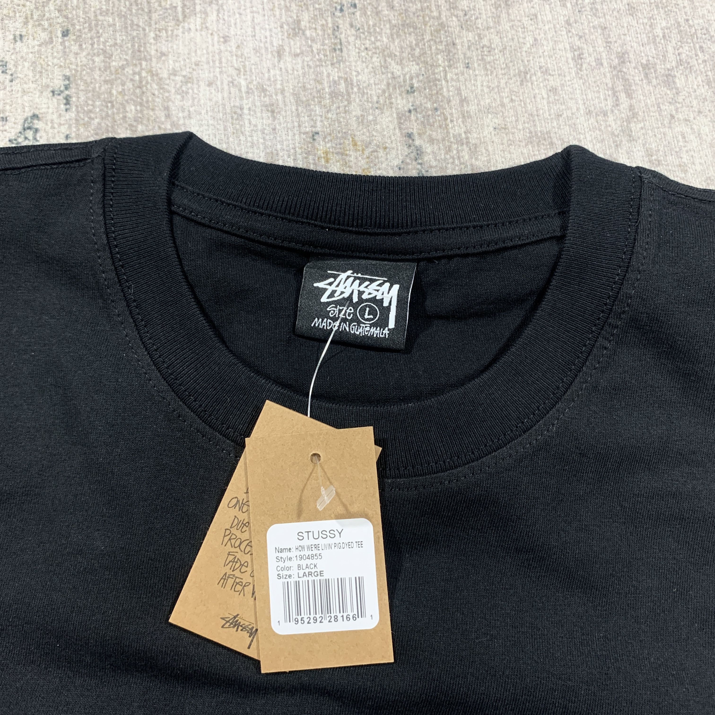 Stussy NWT Stussy How We're Livin' Pig Dyed Tee Large Size US L / EU 52-54 / 3 - 4 Thumbnail