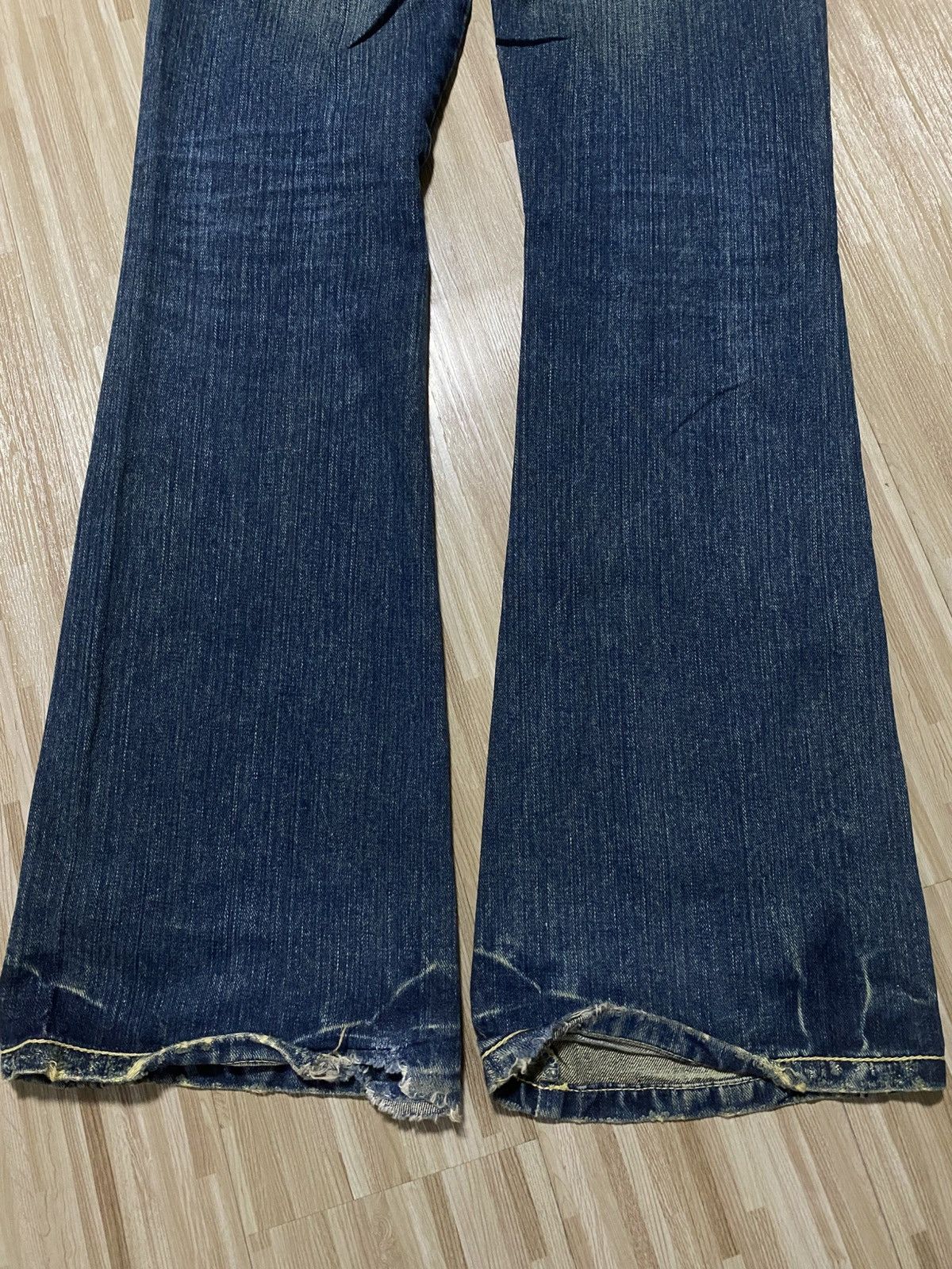 Japanese Brand × Vintage 💥FLARE 90s BOOTCUT DISTRESS💥 Size US 31 - 13 Thumbnail