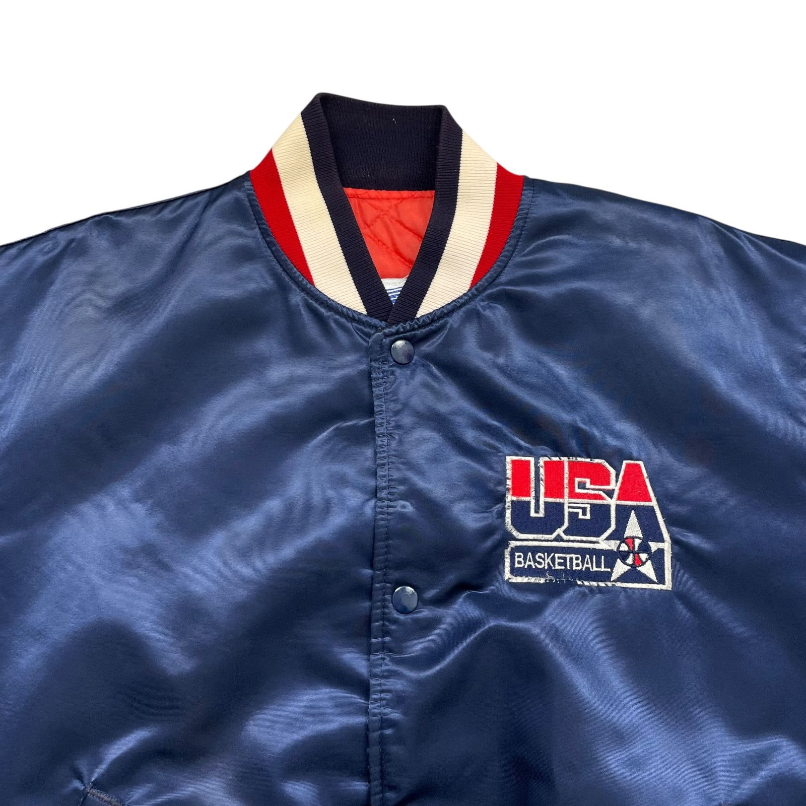 NBA 90s USA BASKETBALL OLYMPICS DREAM TEAM STARTER SATIN JACKET Size US L / EU 52-54 / 3 - 2 Thumbnail