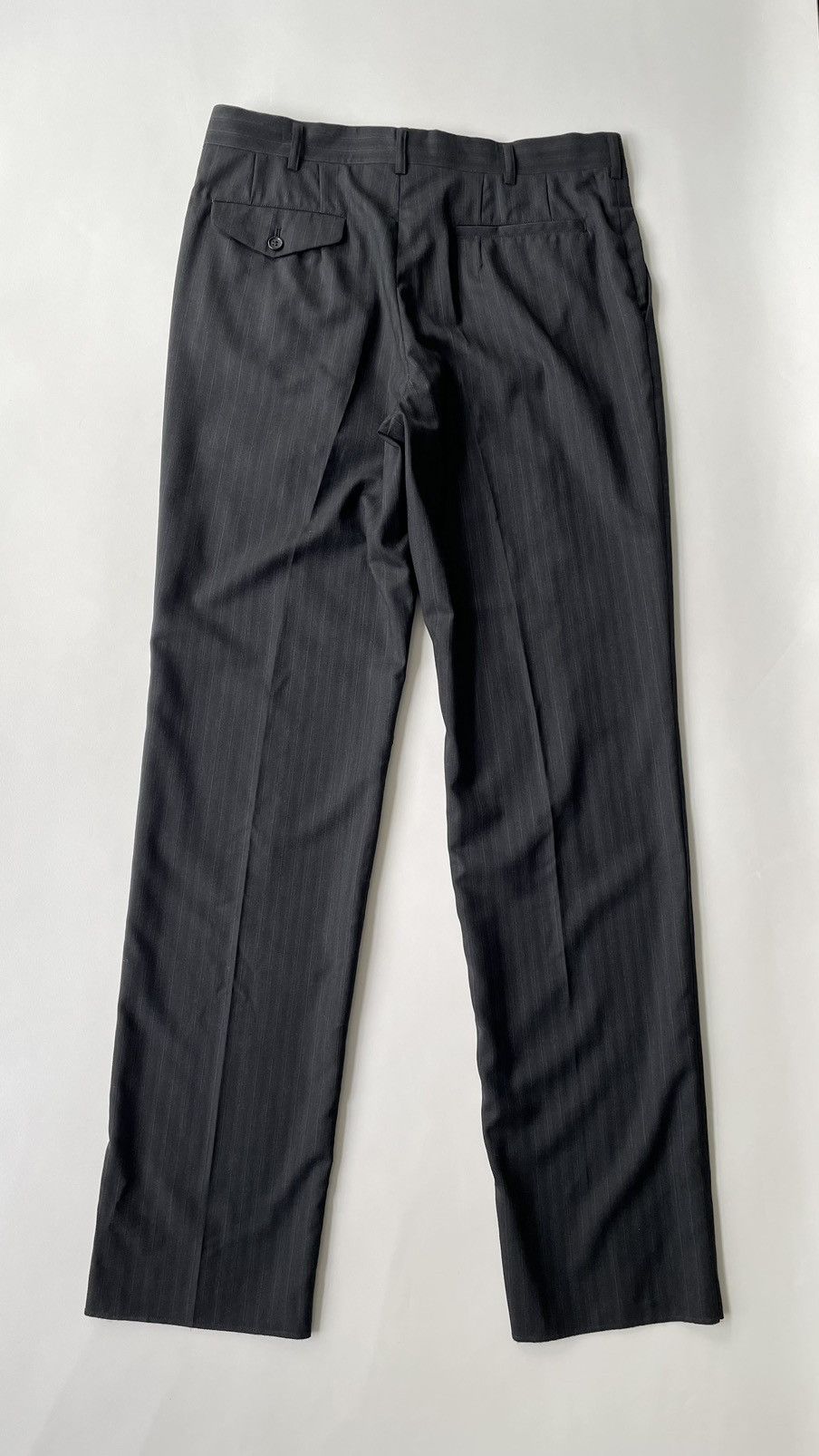 Comme des Garcons A/W 11 Black/Grey Pinstripe Wool Trousers Size US 34 / EU 50 - 12 Thumbnail