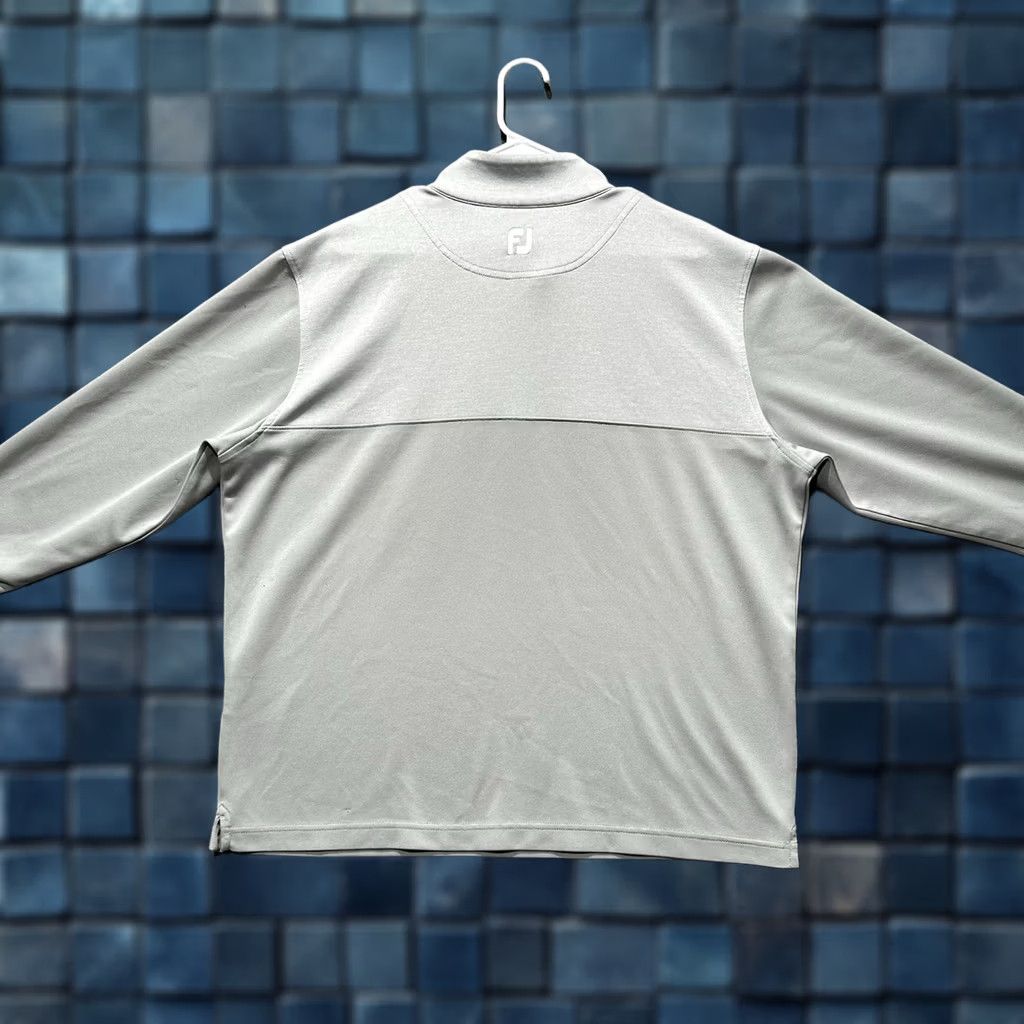 Footjoy FootJoy Pullover Mens Large Gray Quarter Zip Golf Stretch Performance LOGO Size US L / EU 52-54 / 3 - 1 Thumbnail