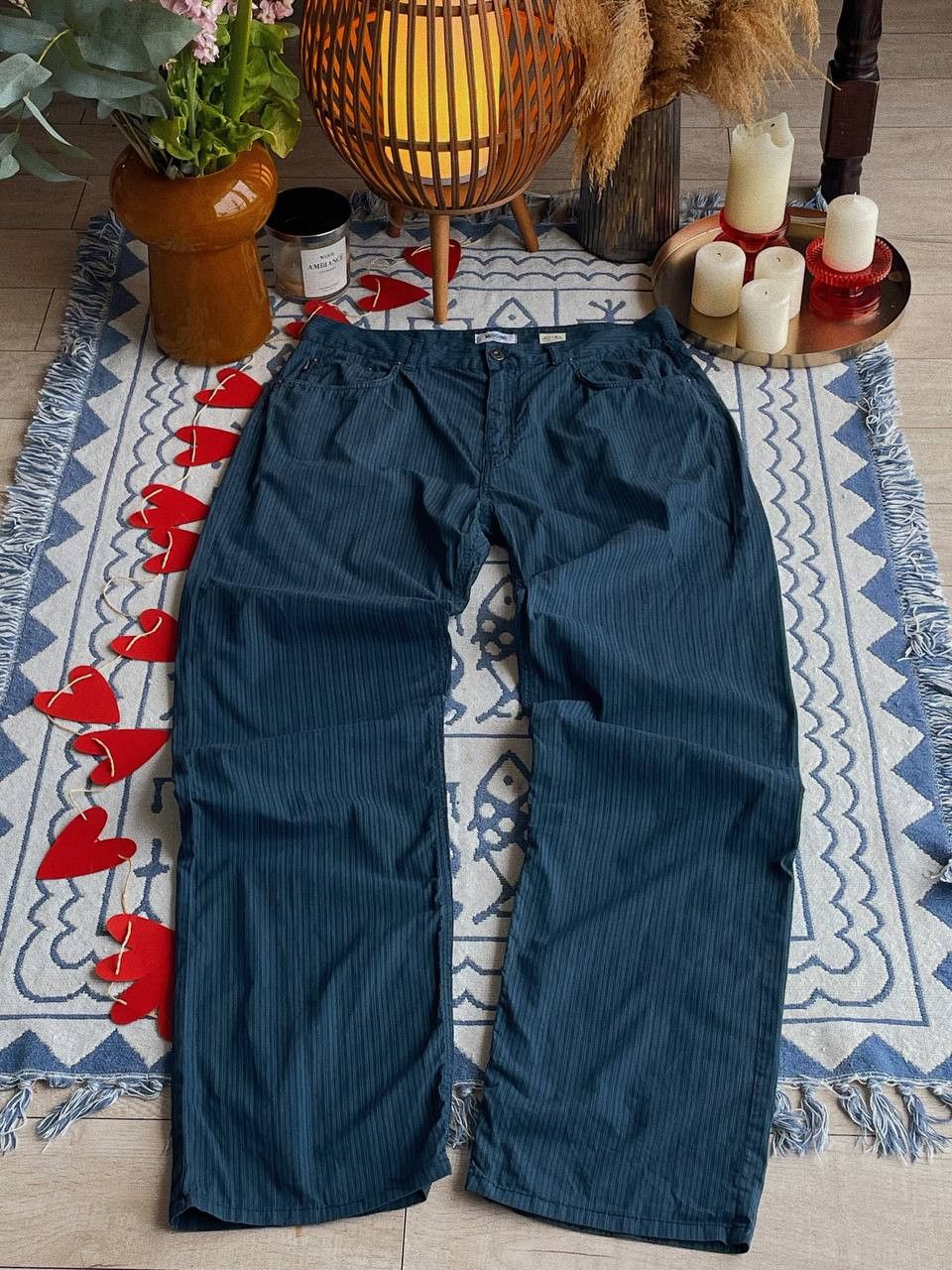 Moschino Moschino Jeans Pants Blue Stripe Size US 36 / EU 52 - 1 Thumbnail