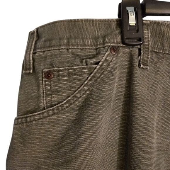 Dickies Dickies Mens Green Cotton Work Pants 44x32 With Pockets Butt Size US 44 / EU 60 - 5 Thumbnail