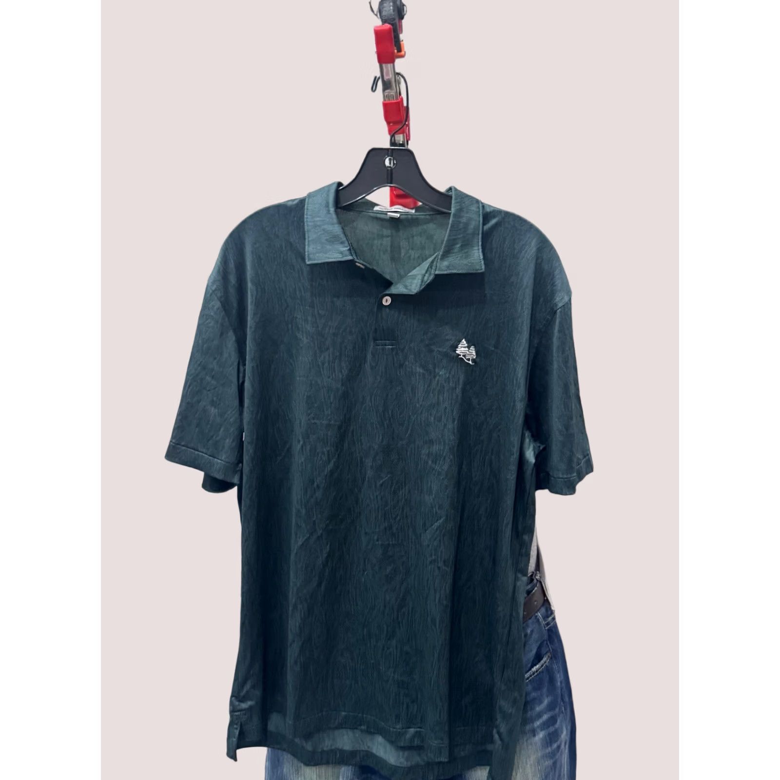 Peter Millar Peter Millar Golf POLO SHIRT Christmas Tree Embroidered Long Sleeve Multicolor Mens XL Size US XL / EU 56 / 4 - 1 Thumbnail