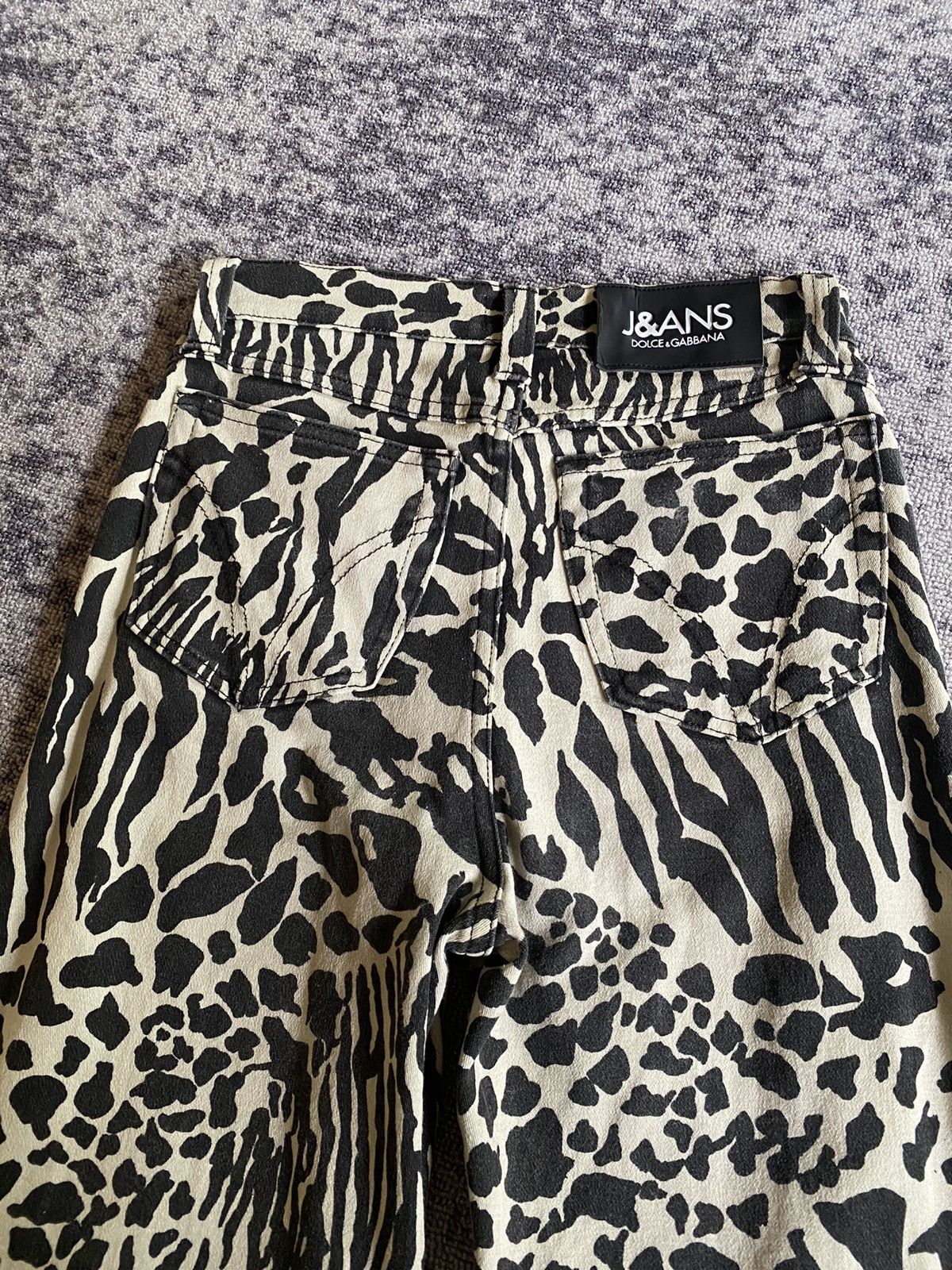 Dolce & Gabbana Dolce & Gabbana J&ans zebra pattern pants Size US 27 - 7 Thumbnail