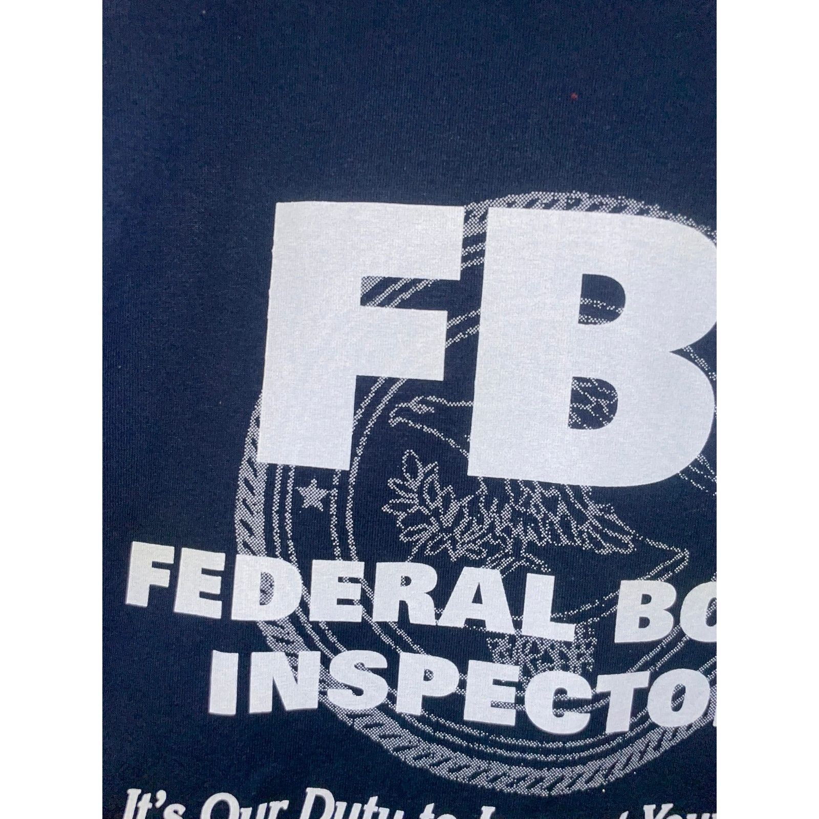 Alstyle Y2K FBI Federal Booty It's Our Duty Blue Humor Joke Shirt 3X Size US XXL / EU 58 / 5 - 3 Thumbnail