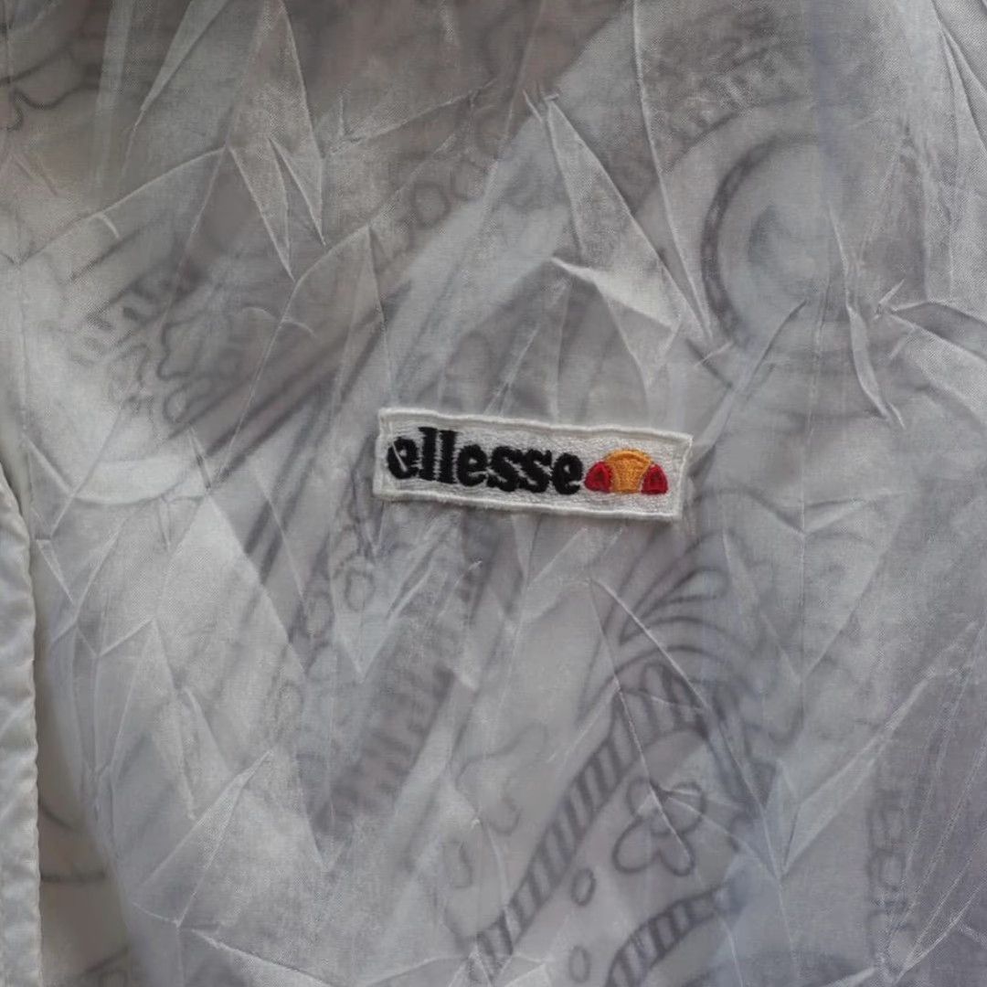 Ellesse VINTAGE Ellesse Jacket Womens 1990s Size M White Outerwear M Womens Jacket 1990s Ellesse White Women Mens Girls Size M / US 6-8 / IT 42-44 - 2 Thumbnail