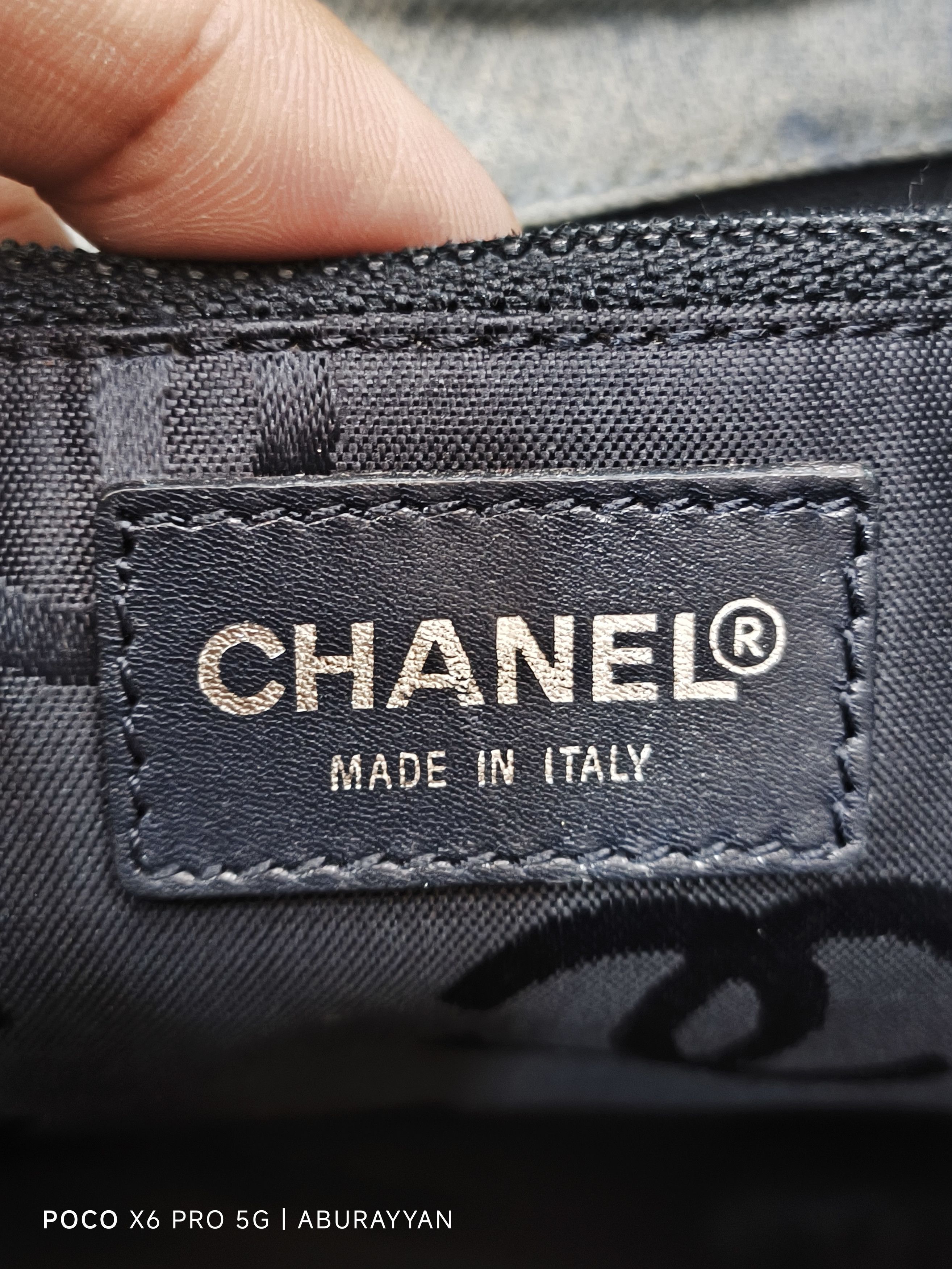 Chanel Chanel Blue CC Signature Denim Vintage Clutch Size ONE SIZE - 15 Thumbnail