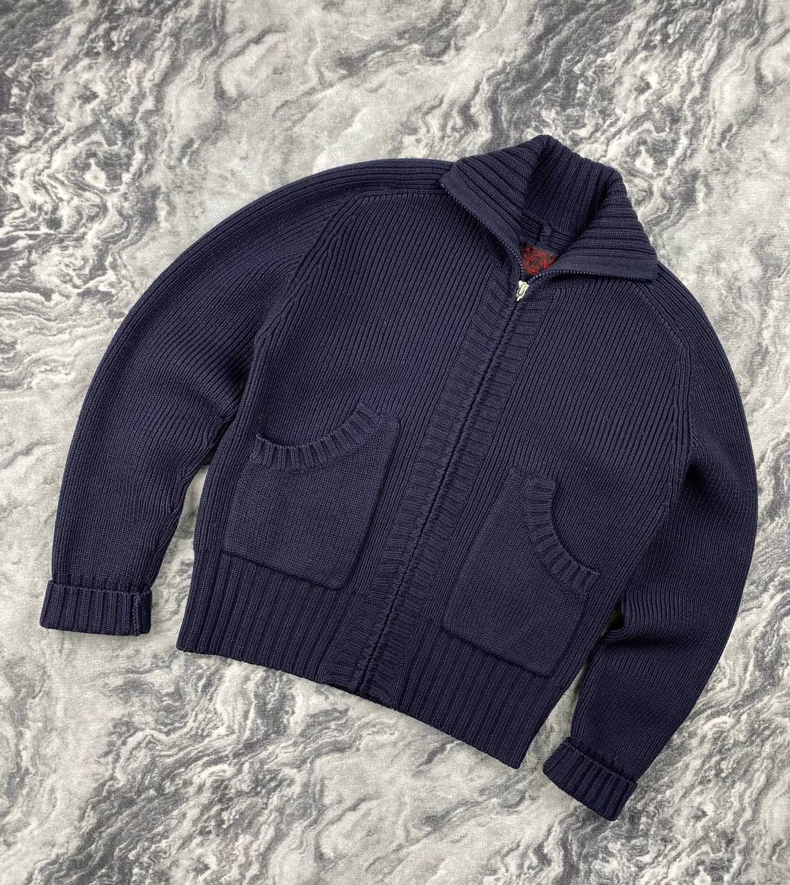 Evisu Vintage Evisu Wool Knit Ribbed Sweater 90s Big Logo Men Size US S / EU 44-46 / 1 - 6 Thumbnail