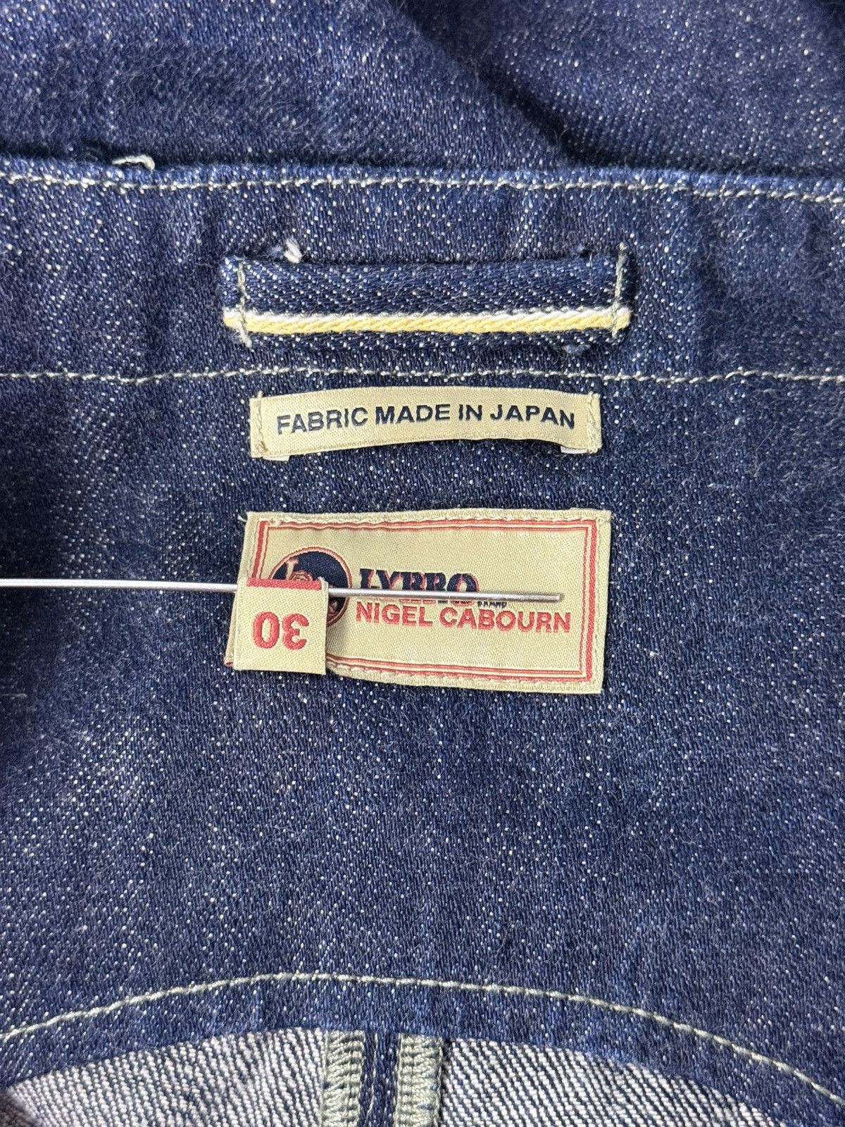 Nigel Cabourn Nigel Cabourn Lybro Naval Dungaree Denim Overall - Size 46 Size US 30 / EU 46 - 22 Thumbnail