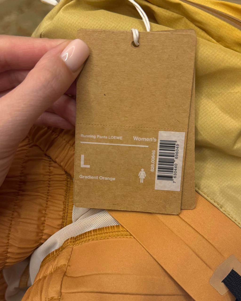 Loewe × On Loewe x On Running Pants Gradient Orange Size L New Size 32" / US 10 / IT 46 - 3 Thumbnail