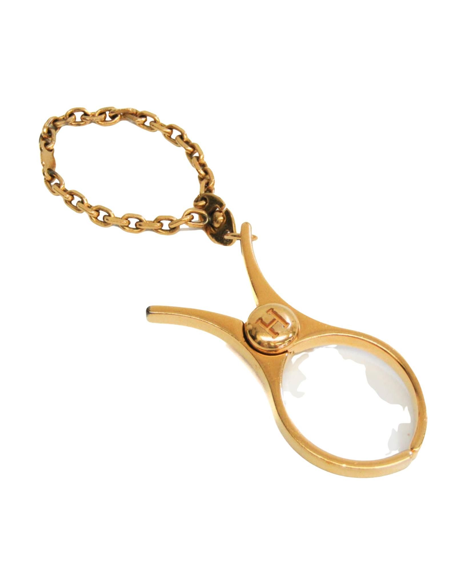 image of Hermes Filou Gold Metal Glove Holder, Women's