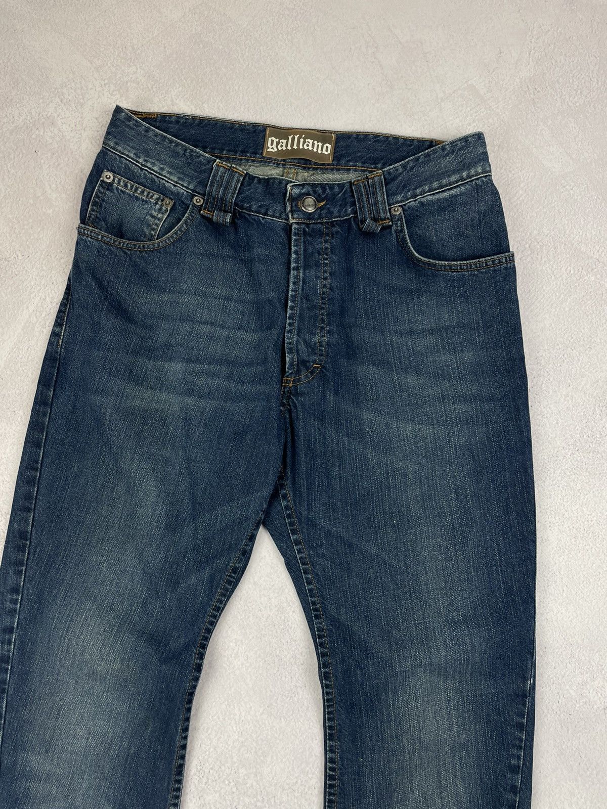 John Galliano × Vintage John Galliano Mens Vintage Pants Jeans Blue Size 32/46 Size US 32 / EU 48 - 2 Thumbnail