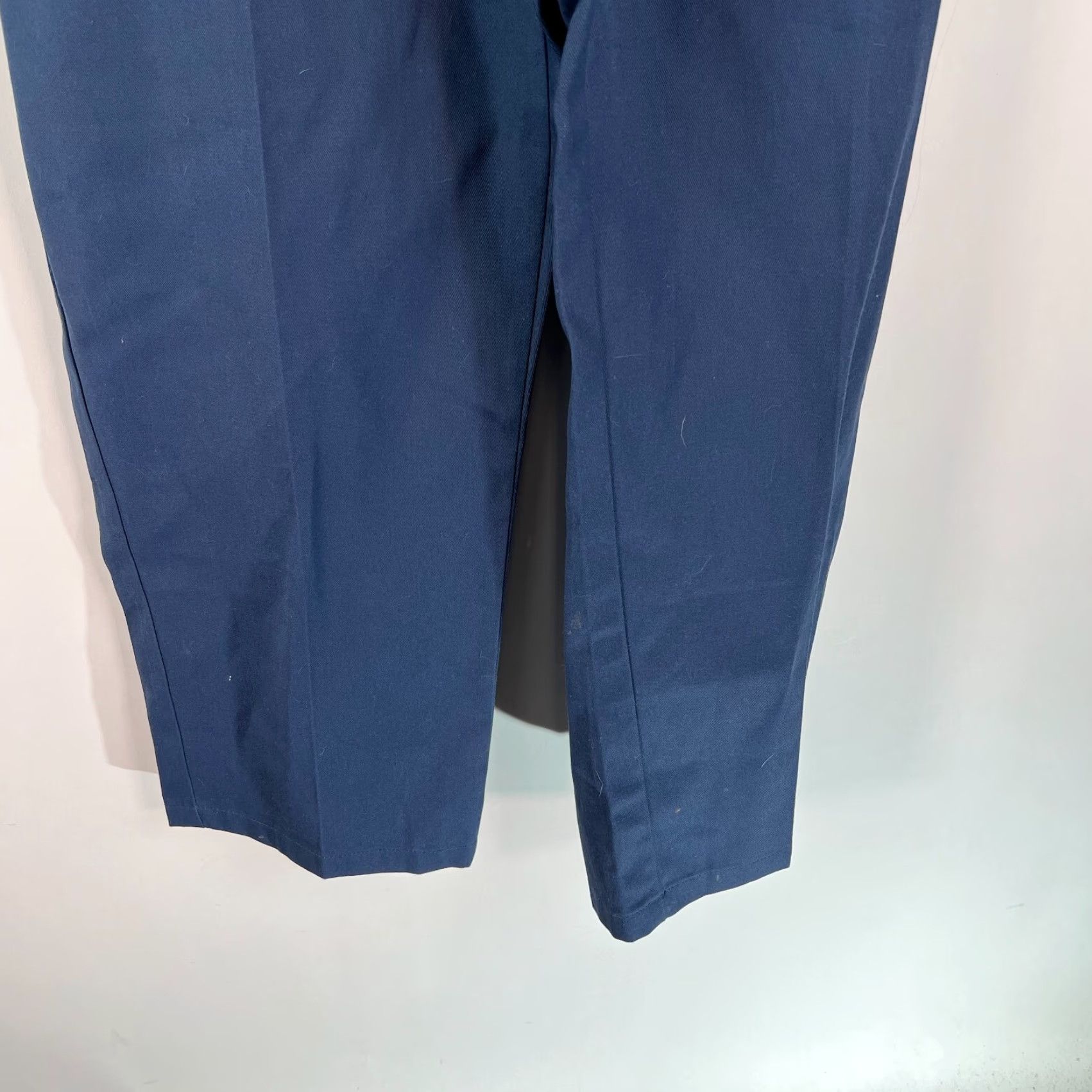 Dickies Dickies Mens 874 Original Fit Straight Leg Flat Front Blue Chino Pants 46X30 (Regular) MENS Flat Front, Chino, 874, Blue, Pants, 46x30 Size US 30 / EU 46 - 5 Thumbnail