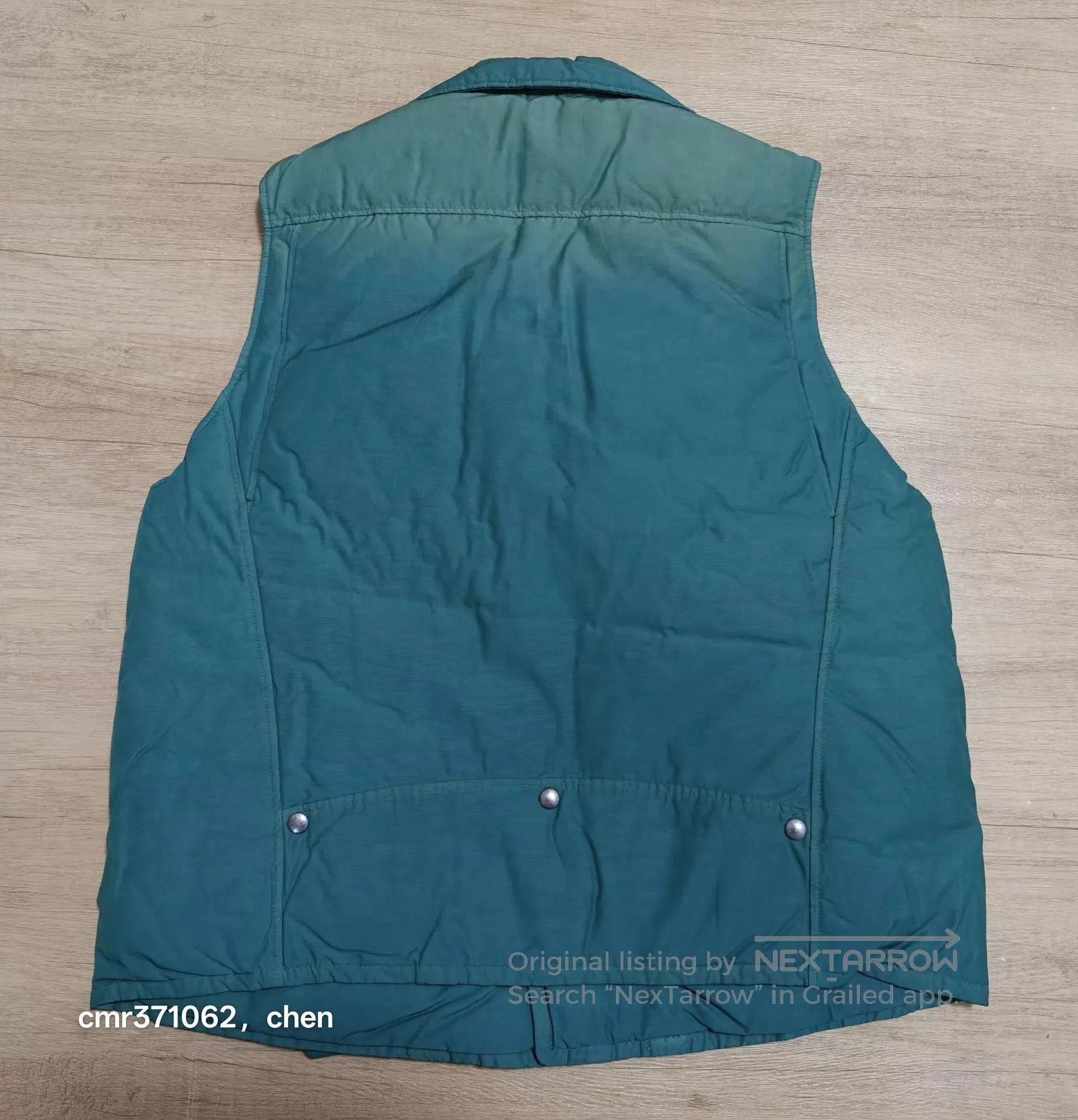 Visvim Green Quilted Moto Vest Size S. Size US S / EU 44-46 / 1 - 5 Thumbnail