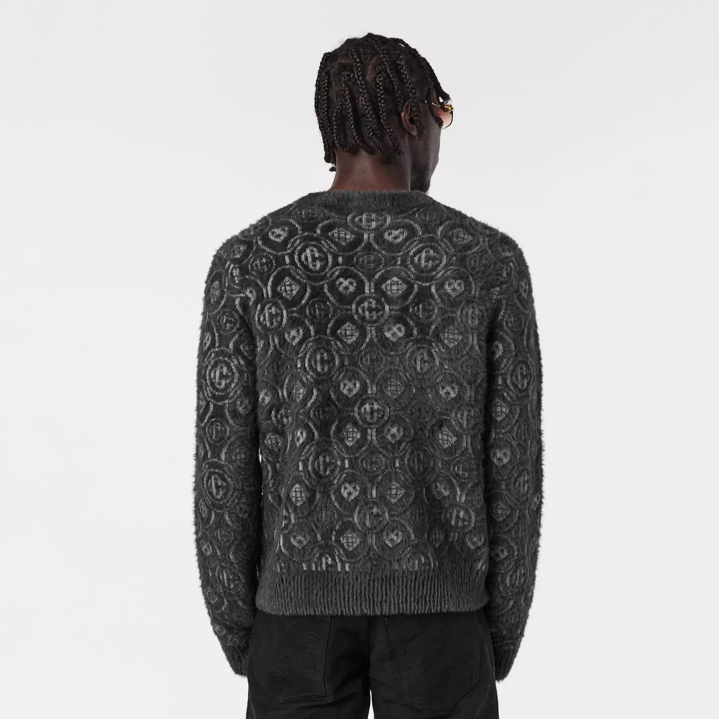 Casablanca o1g2r1mq0426 Mono Crew Neck Jumper in Grey Size US M / EU 48-50 / 2 - 4 Thumbnail