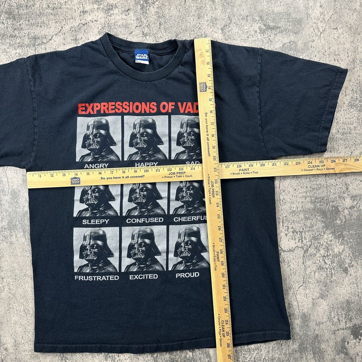 Star Wars × Vintage Vintage Expressions of Darth Vader Star Wars T Shirt Size US L / EU 52-54 / 3 - 6 Thumbnail