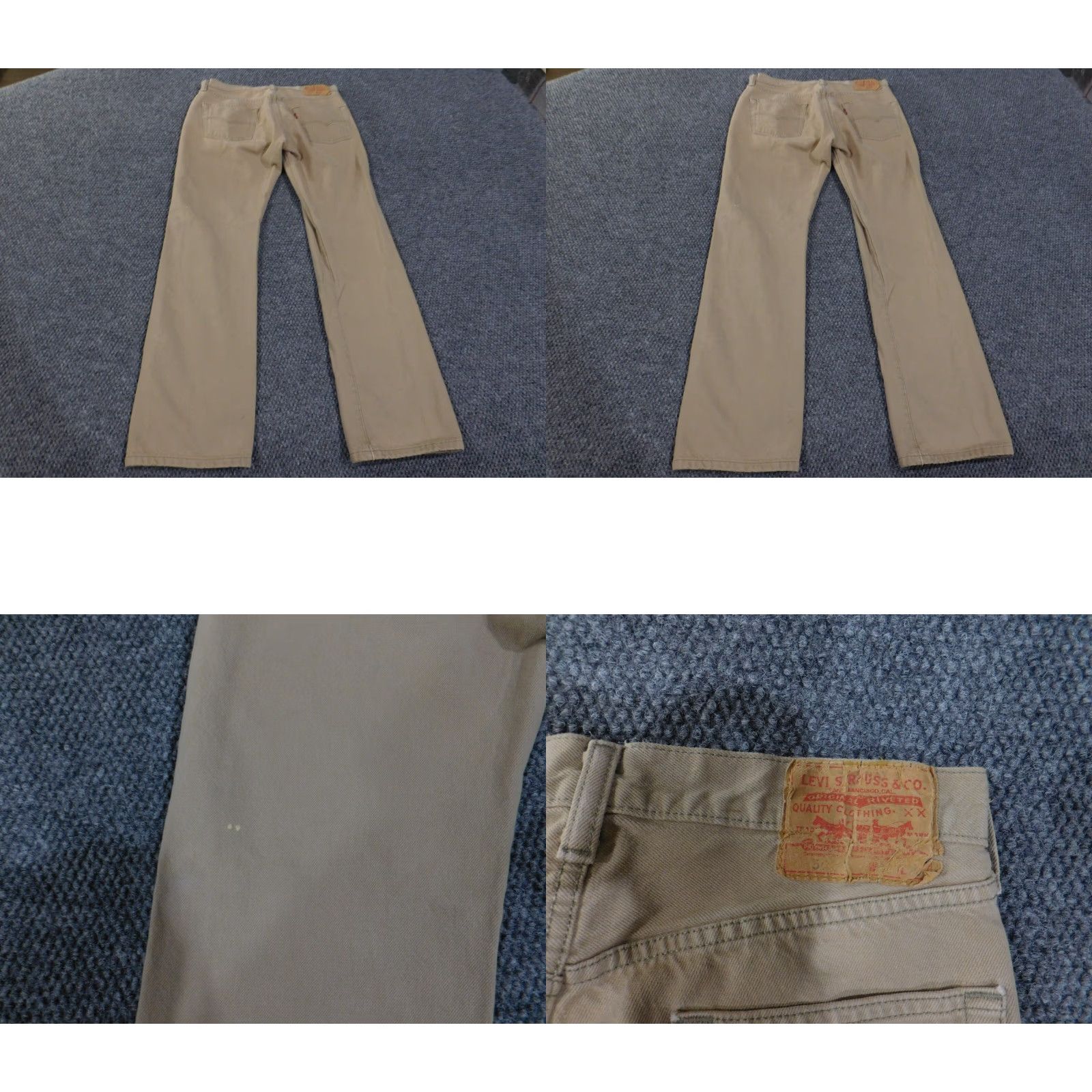 Levi's Levi's 501 Jeans Mens 30x30 Beige Straight Button Fly Denim Retro 90s Vintage Style Mens Size US 30 / EU 46 - 8 Thumbnail