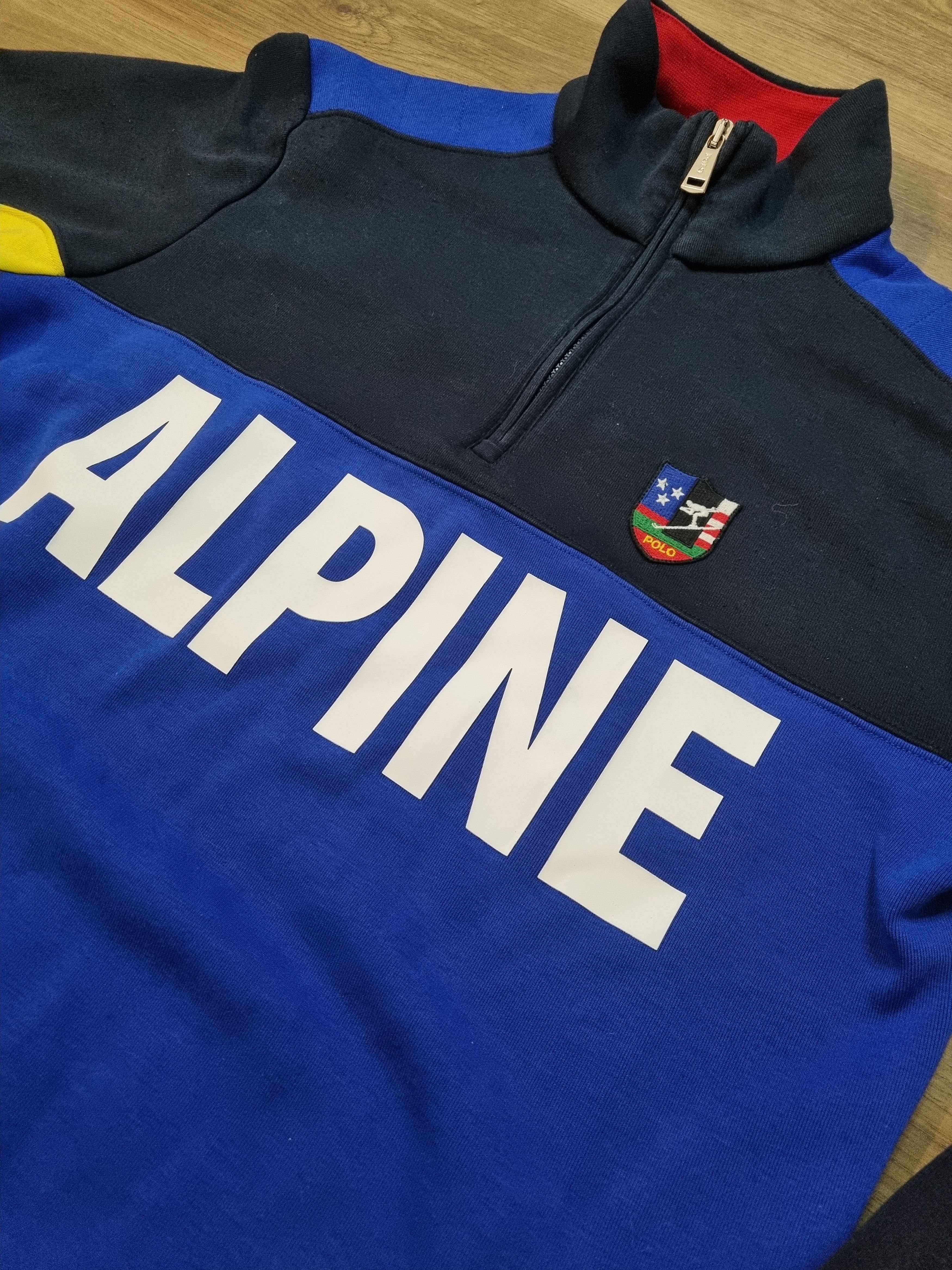 Polo Ralph Lauren × Vintage Polo Ralph Lauren Sweatshirt Zip Vintage 80s-90s Size US XS / EU 42 / 0 - 2 Thumbnail