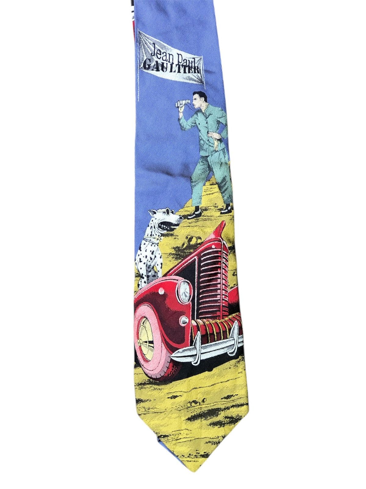 Jean Paul Gaultier Jean Paul Gaultier Iconic Silk Tie Size ONE SIZE - 4 Thumbnail