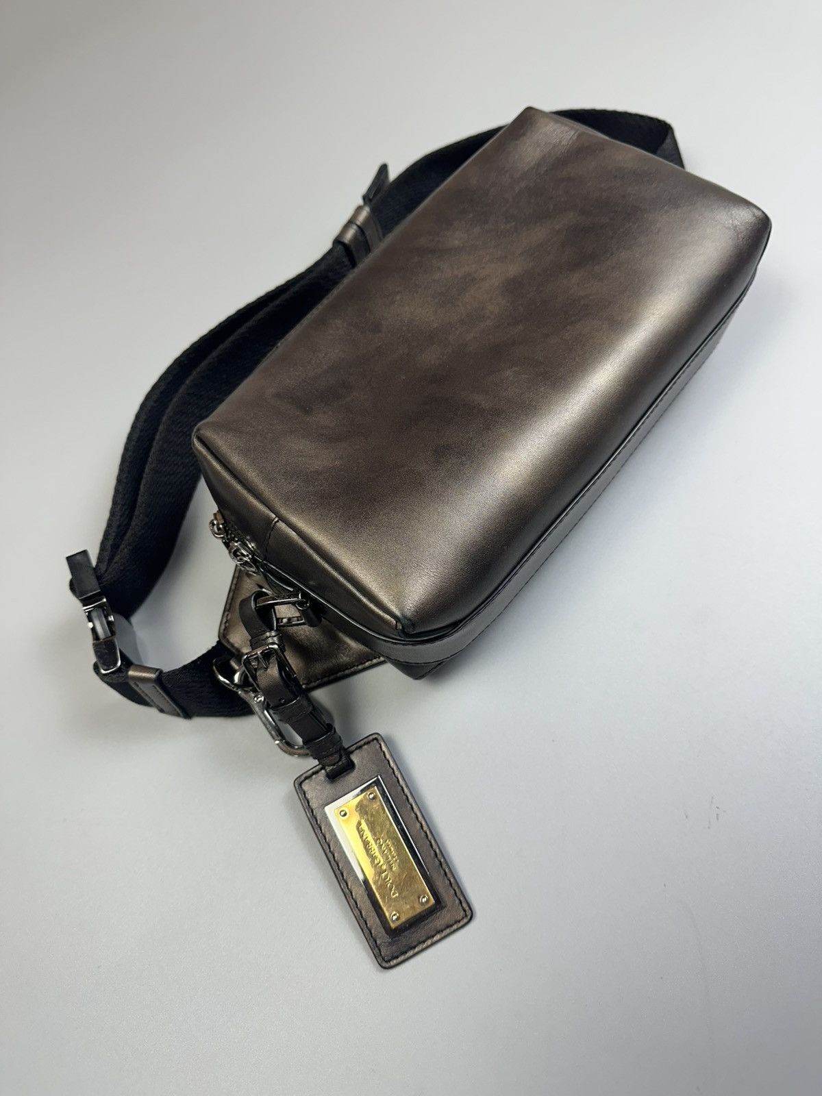 Dolce & Gabbana Dolce&Gabbana leather belt bag metal logo buckle Size ONE SIZE - 1 Thumbnail