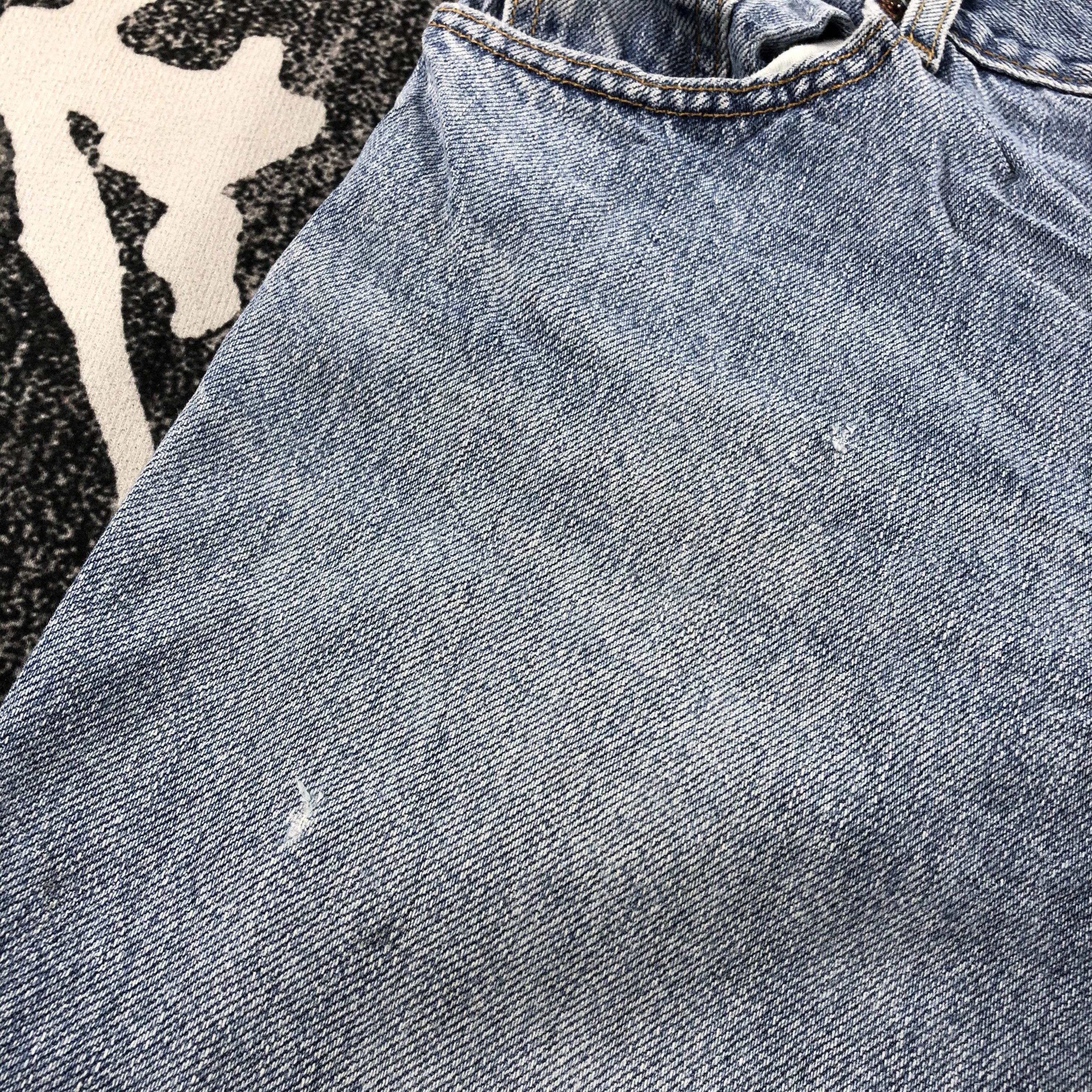 Levi's Vintage Levis 550 Jeans Faded Blue Denim KJ847 Size 33" - 8 Thumbnail