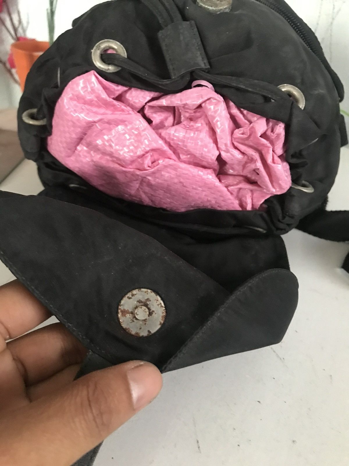 Prada Vintage Prada Mini Bagpack Size ONE SIZE - 7 Thumbnail