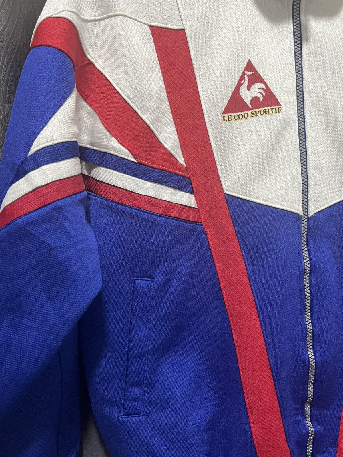 Le Coq Sportif Vintage 90s Le coq Sportif Multicoloured Track Top Jacket Size US L / EU 52-54 / 3 - 3 Thumbnail